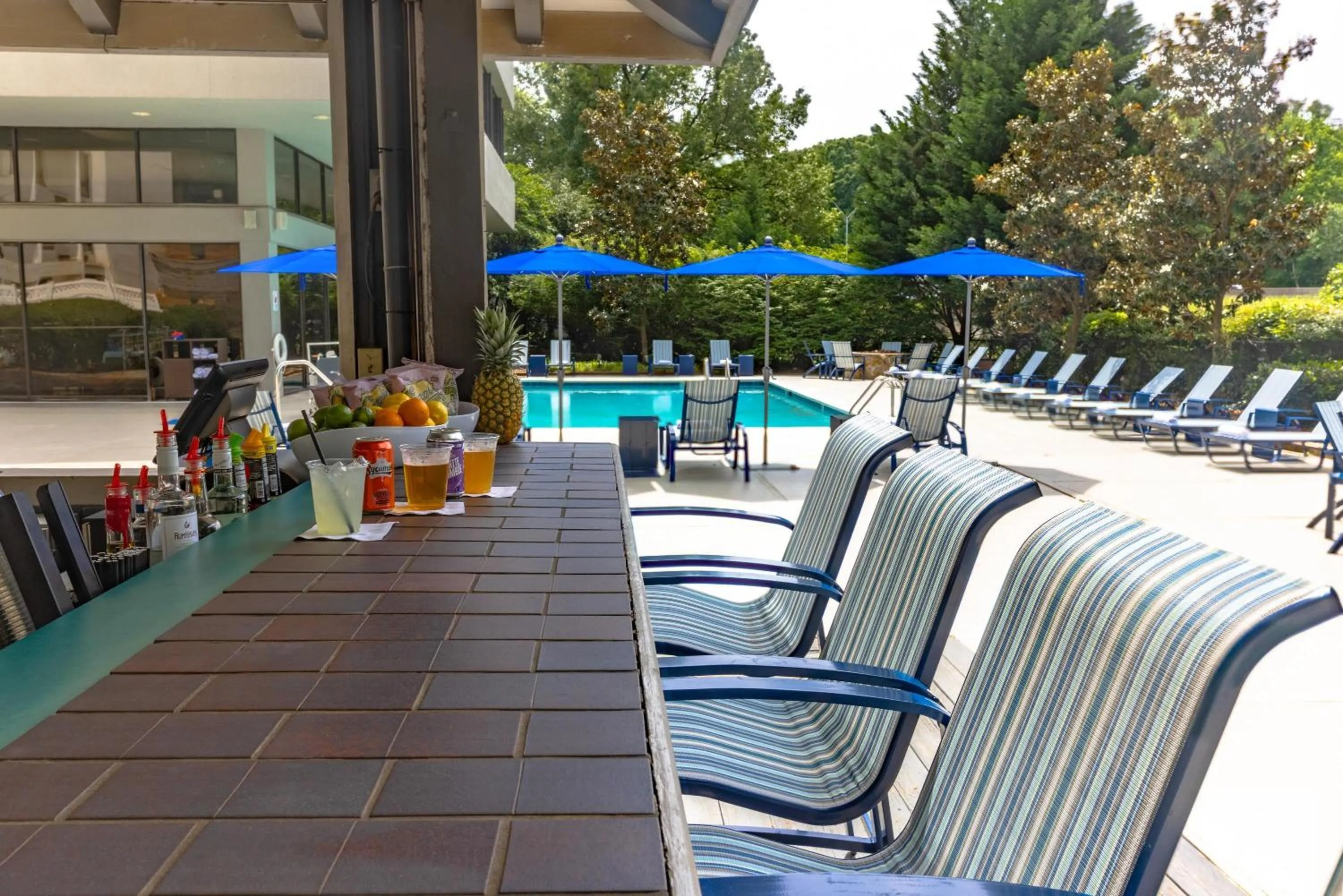 Pool view in Sonesta Charlotte Lower South End