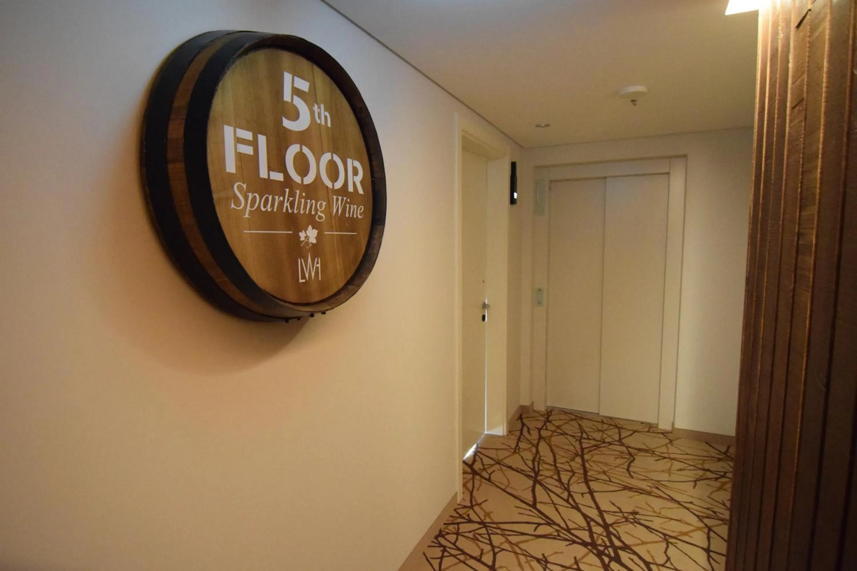 Decorative detail in Lisbon Wine Hotel