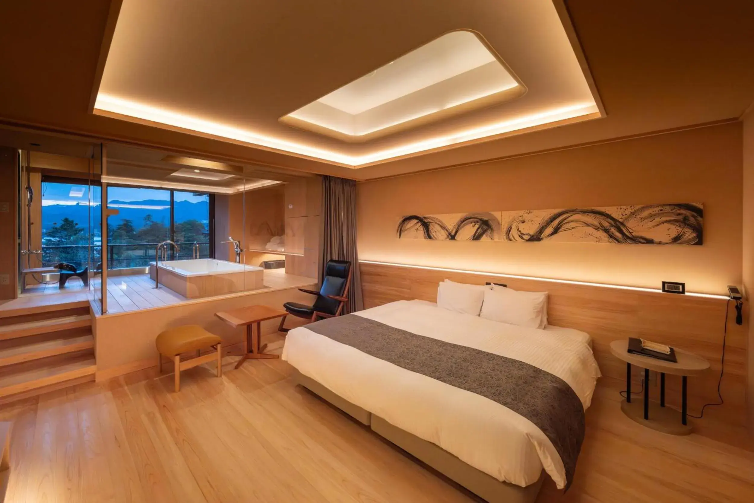 King Room with Spa Bath in Miyajima Grand Hotel Arimoto King Room with Spa Bath in Miyajima Grand Hotel Arimoto