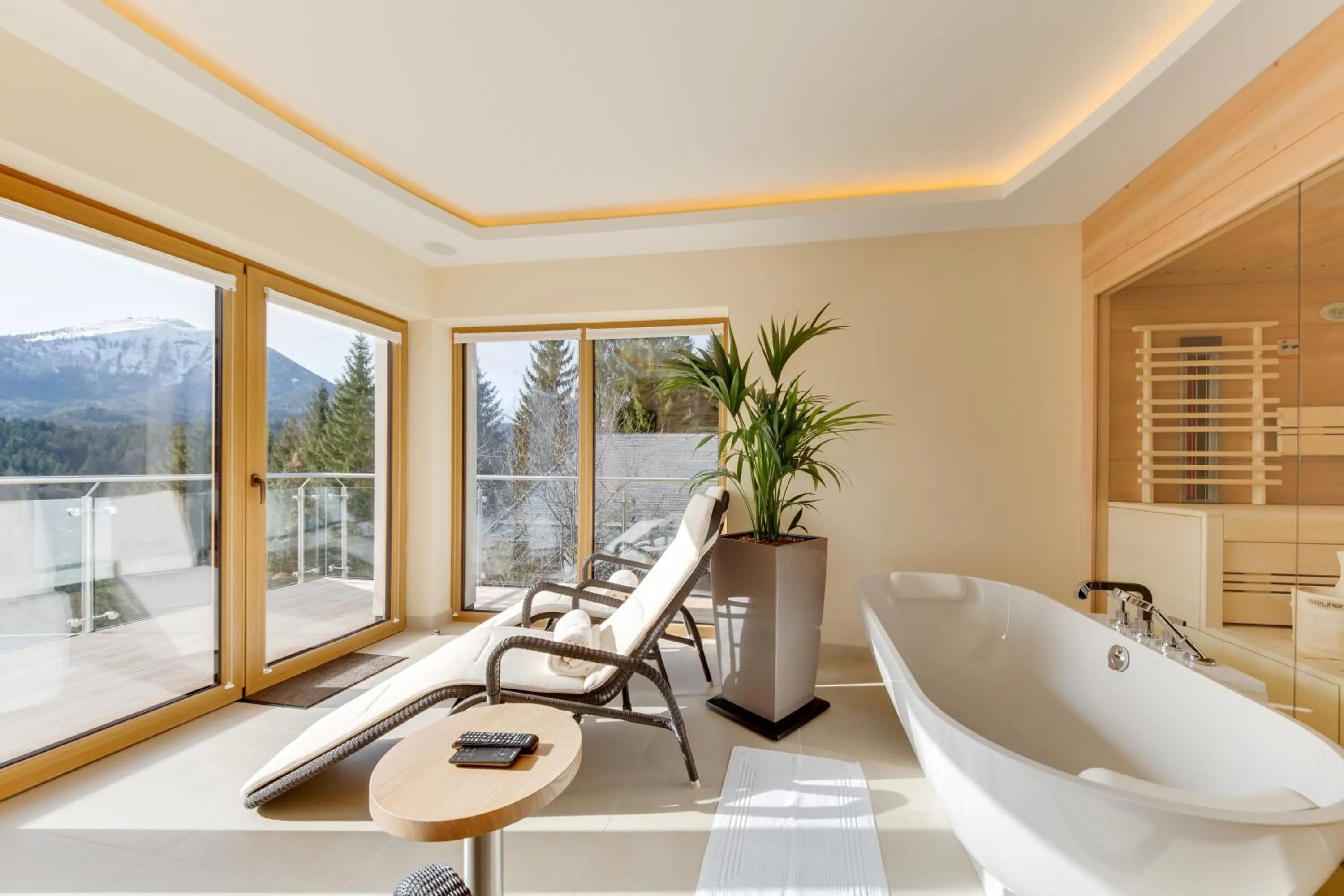 Sauna in R&R Residenzen Aparthotel