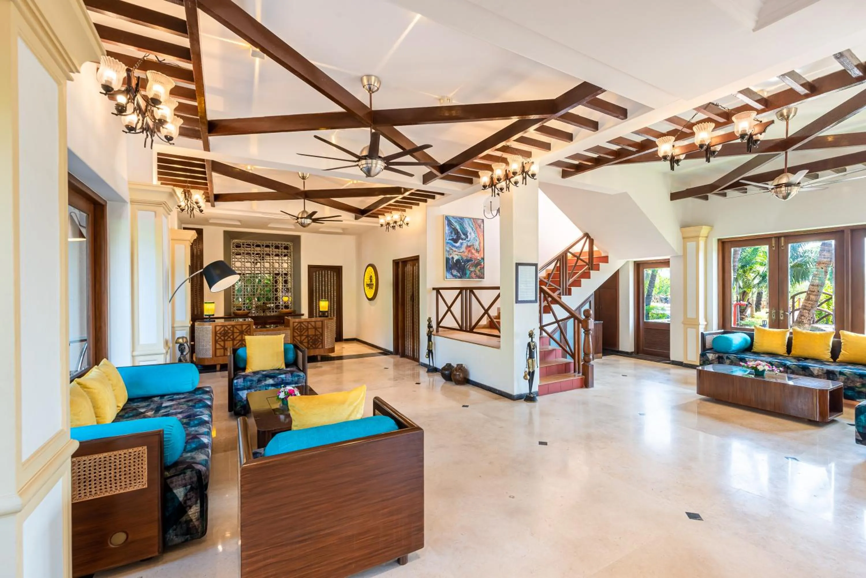 Lobby or reception in Lazy Lagoon, Baga A Lemon Tree Resort, Goa