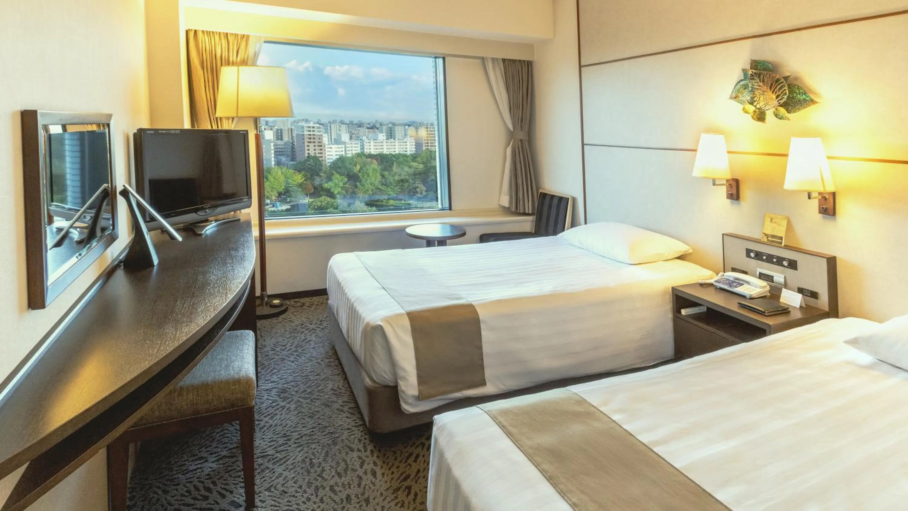 Photo of the whole room, Bed in Premier Hotel Nakajima Park Sapporo