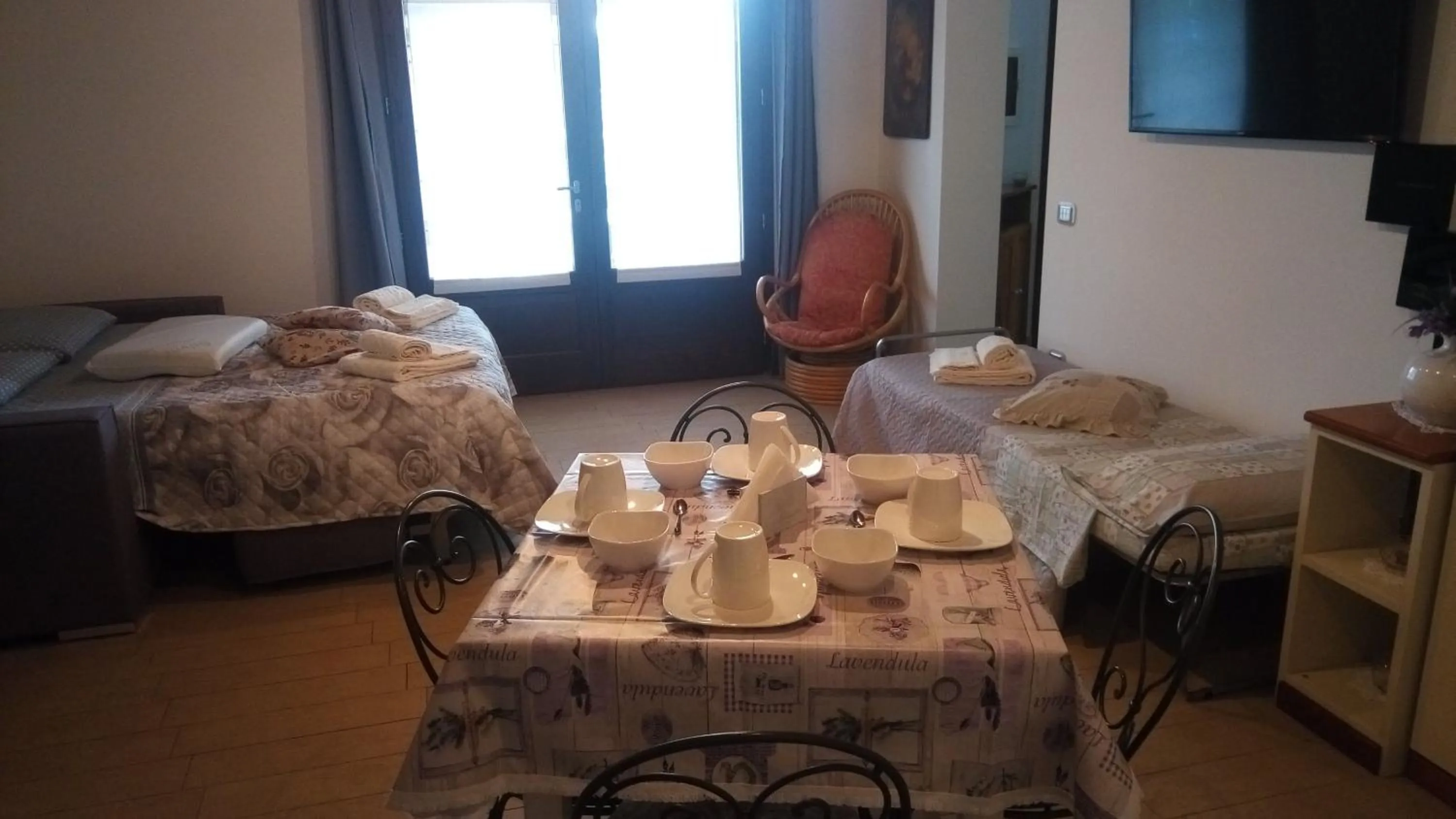 Italian breakfast, Bed in B & B LE TRE B