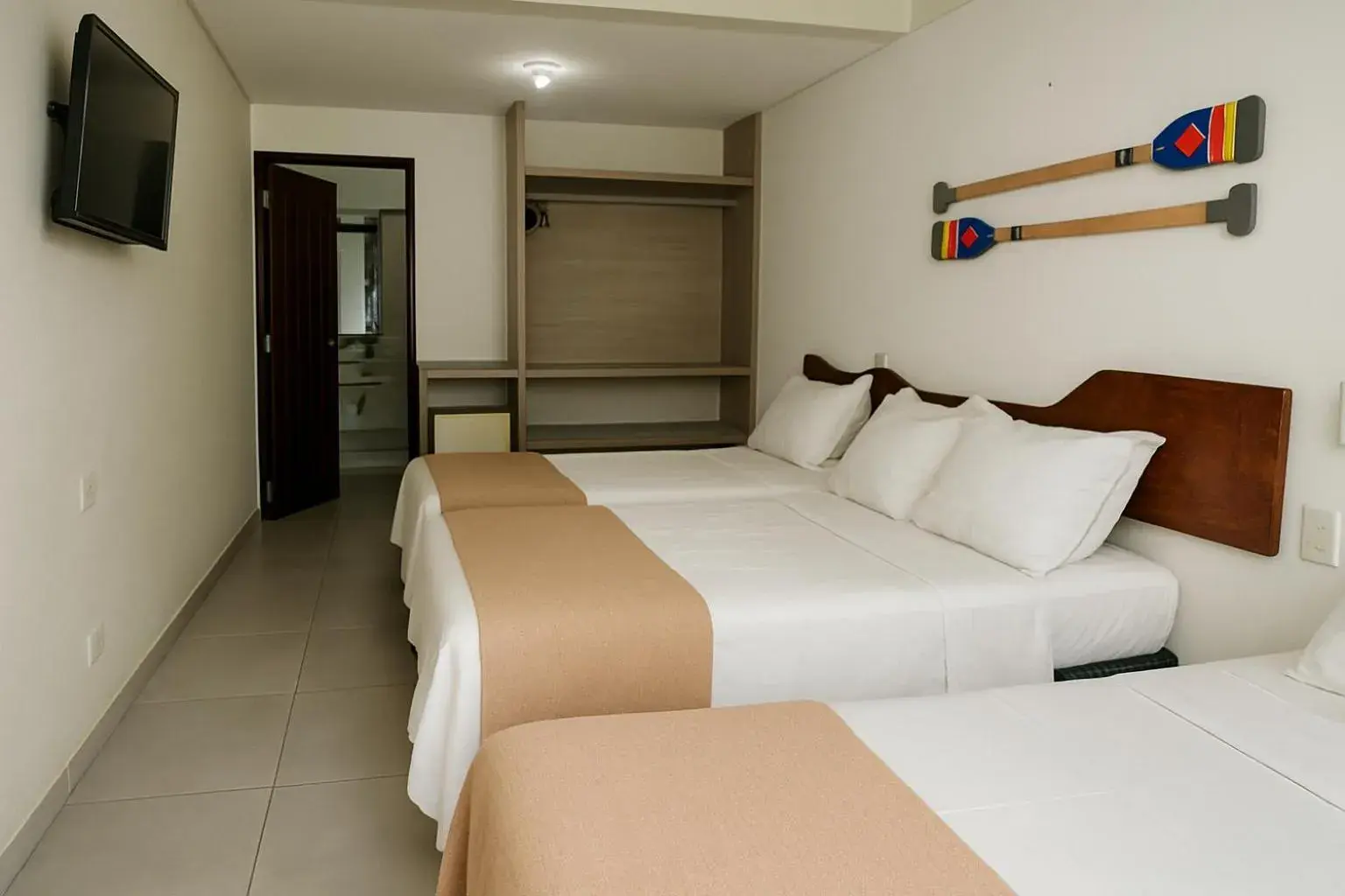 Superior Quadruple Room in Pousada Solar Dos Carneiros Superior Quadruple Room in Pousada Solar Dos Carneiros