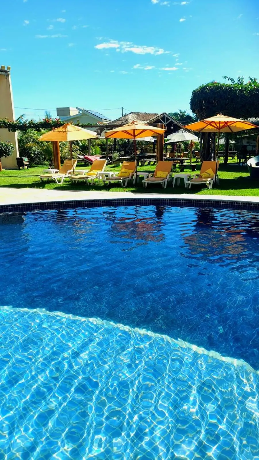 Pool view in Pousada Solar Dos Carneiros