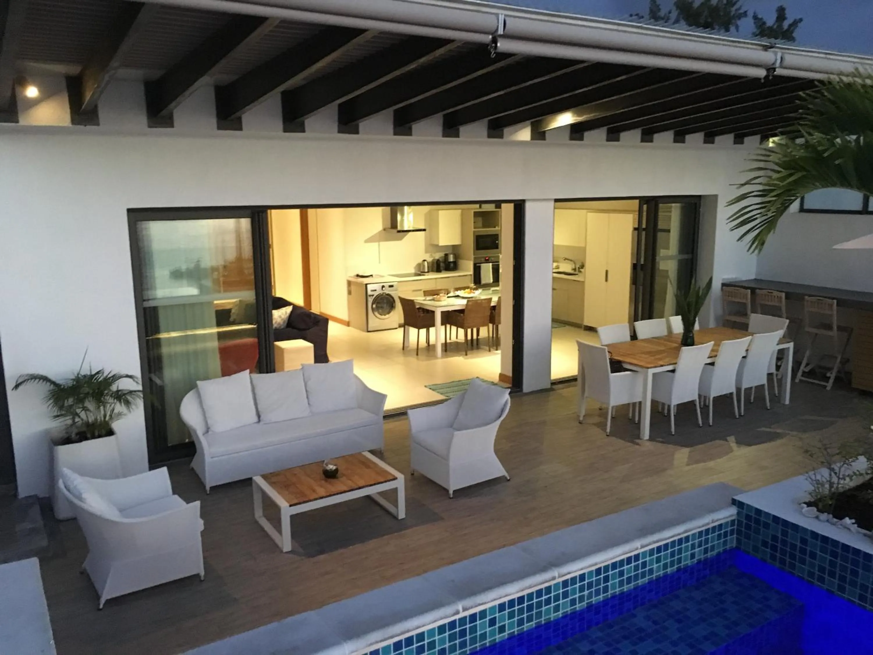 Night in Cap Ouest Beachfront Luxury Penthouse & Apartment