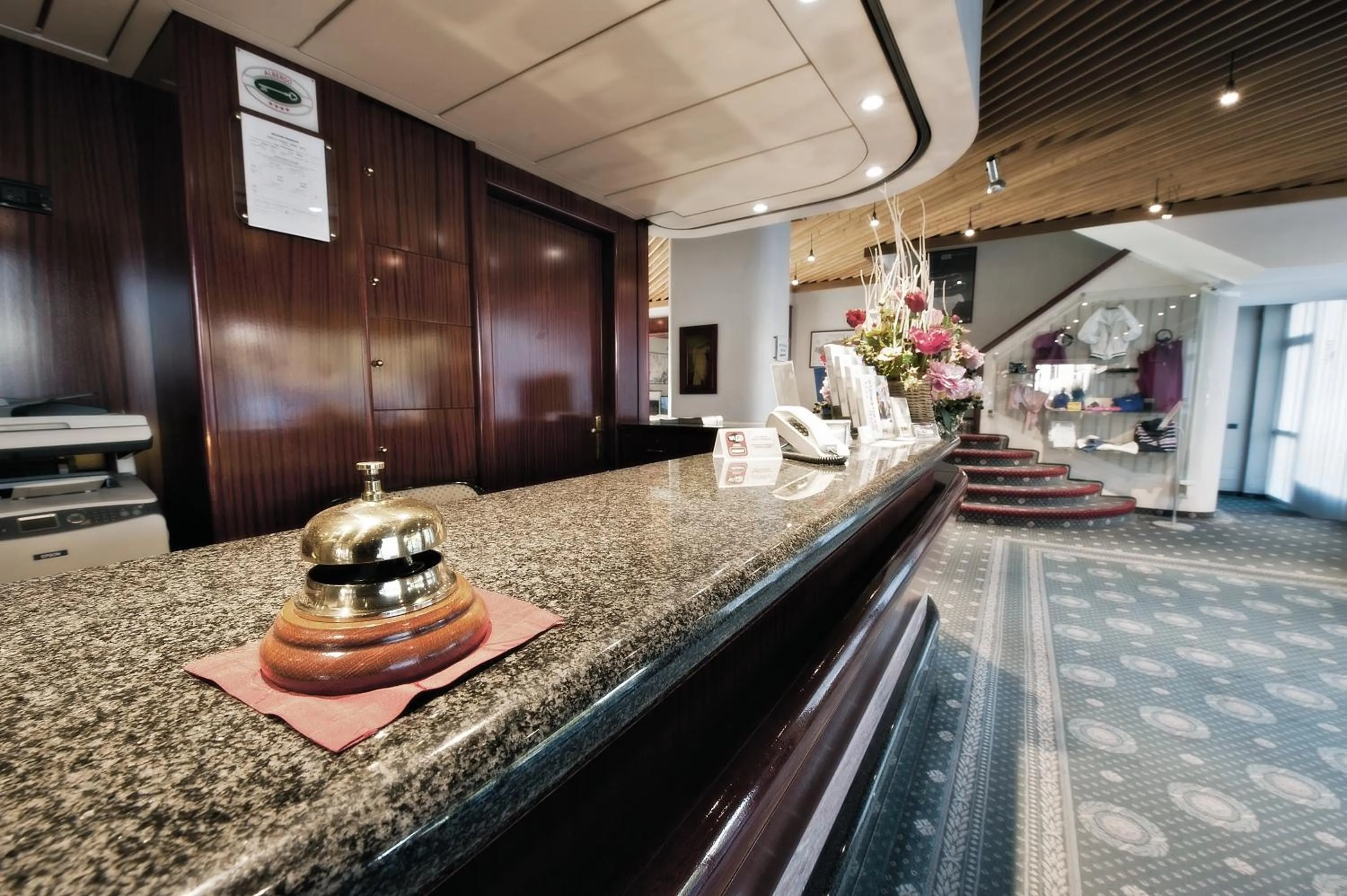 Lobby or reception in Hotel Michelangelo