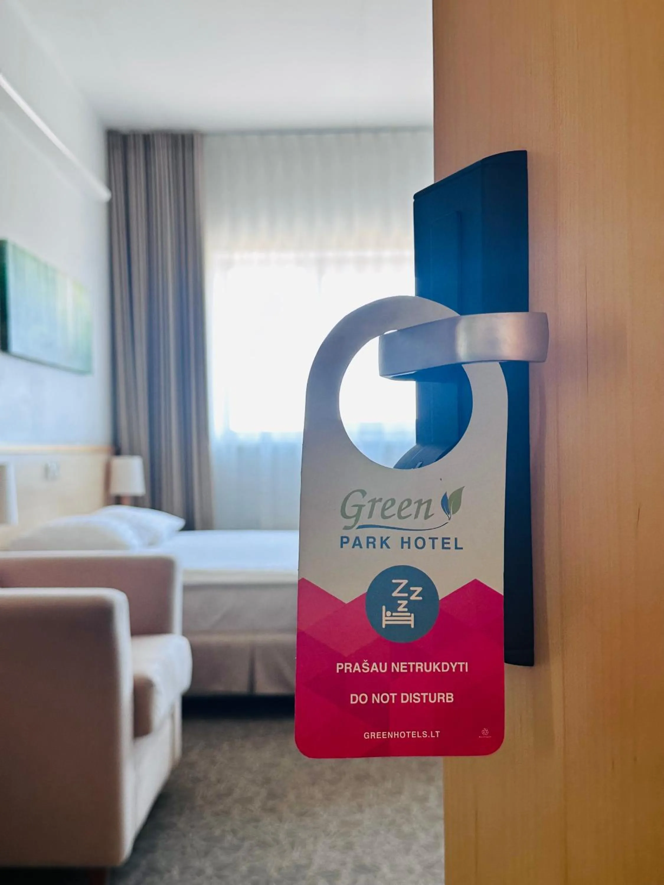 Bed in Green Park Hotel Klaipeda