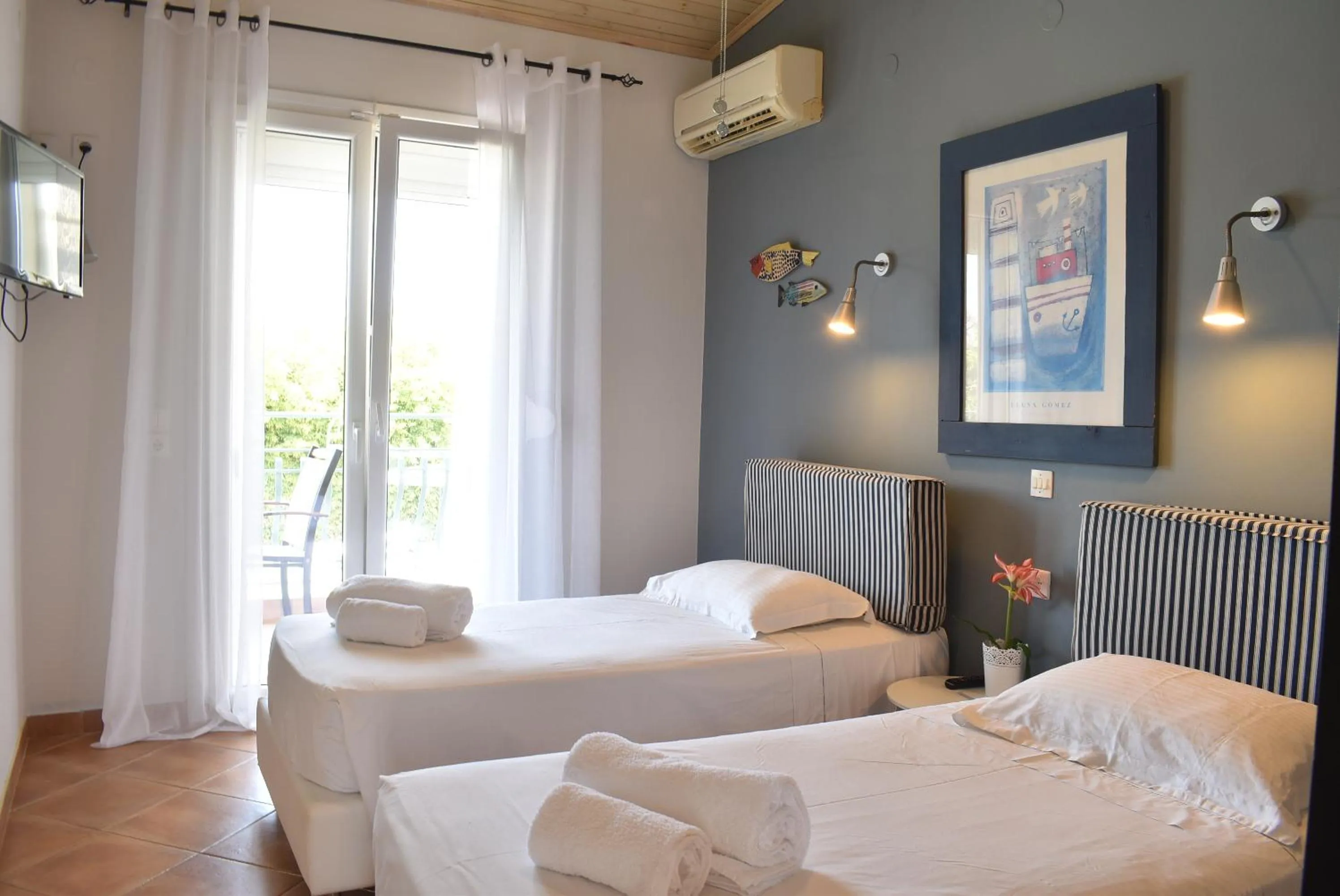 Balcony/Terrace in Simatos αpARTments & Studios