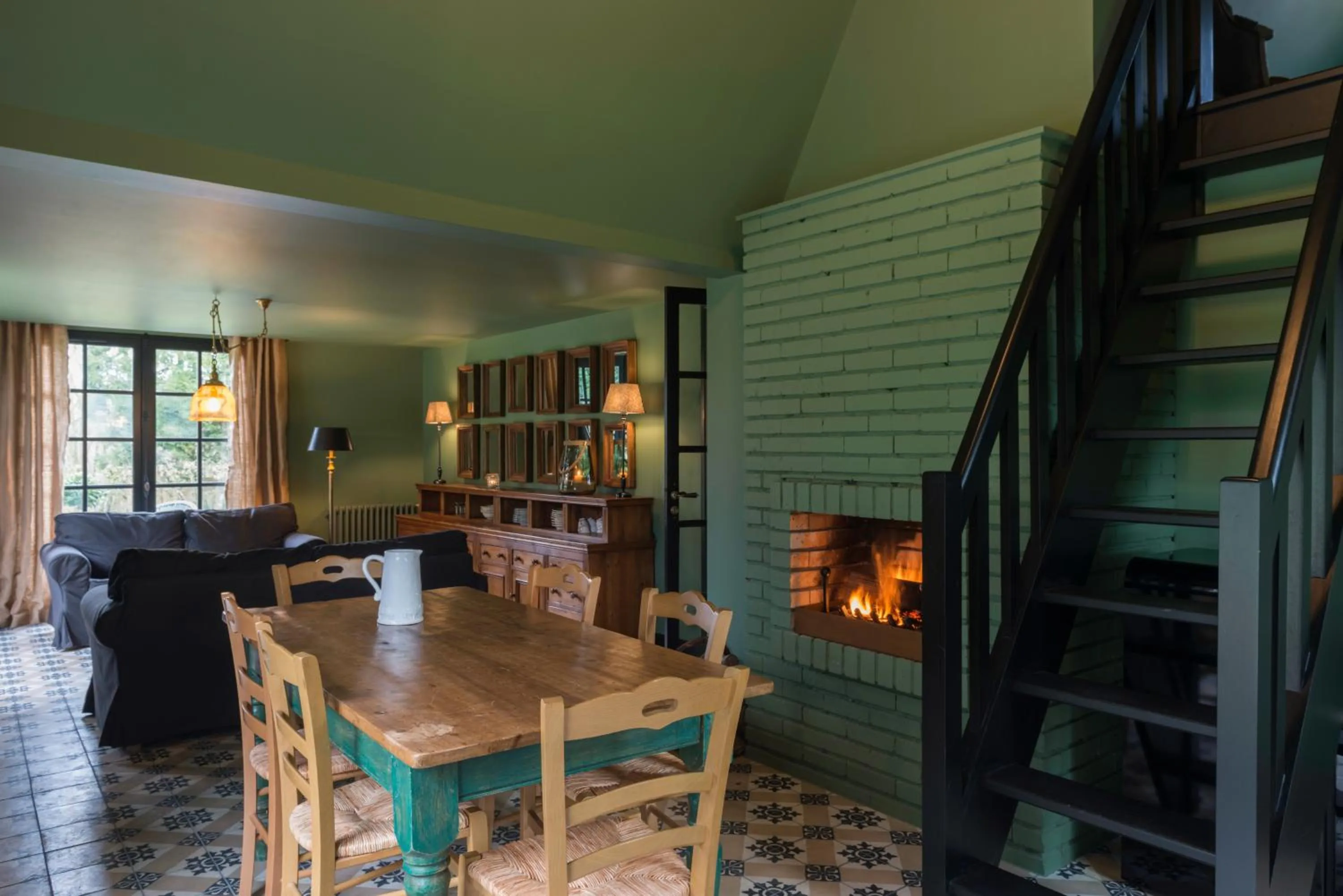 Living room in Les Pins de César - La campagne d'Etretat