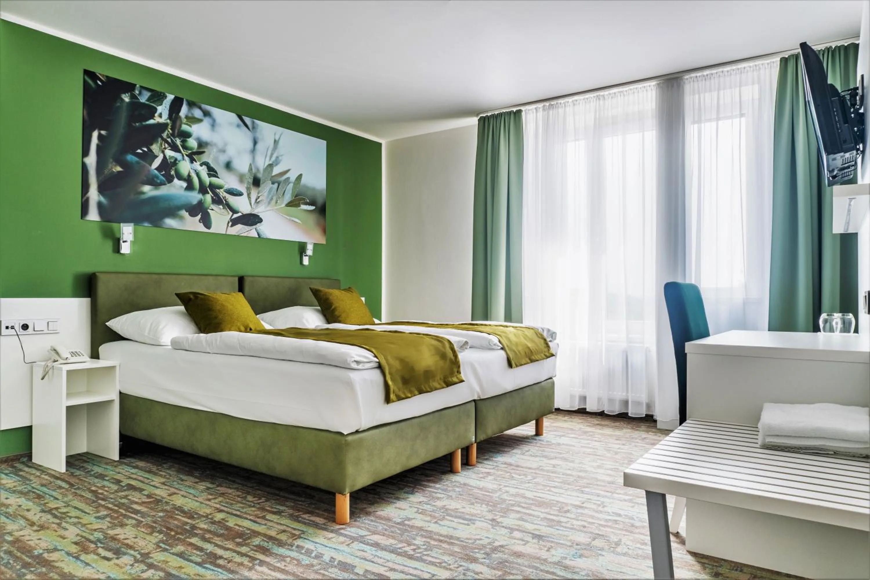 Bed in Hotel Atlantis