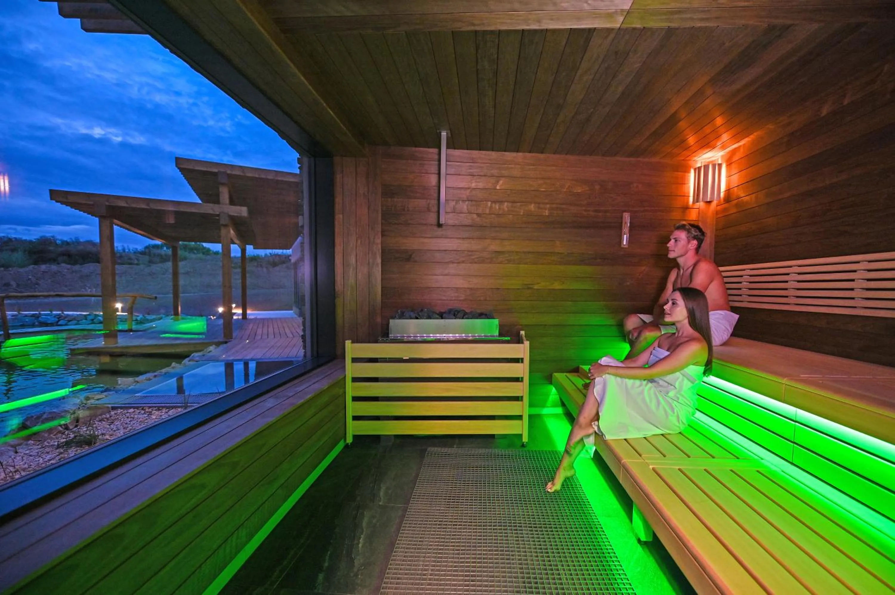 Sauna in Hotel Atlantis