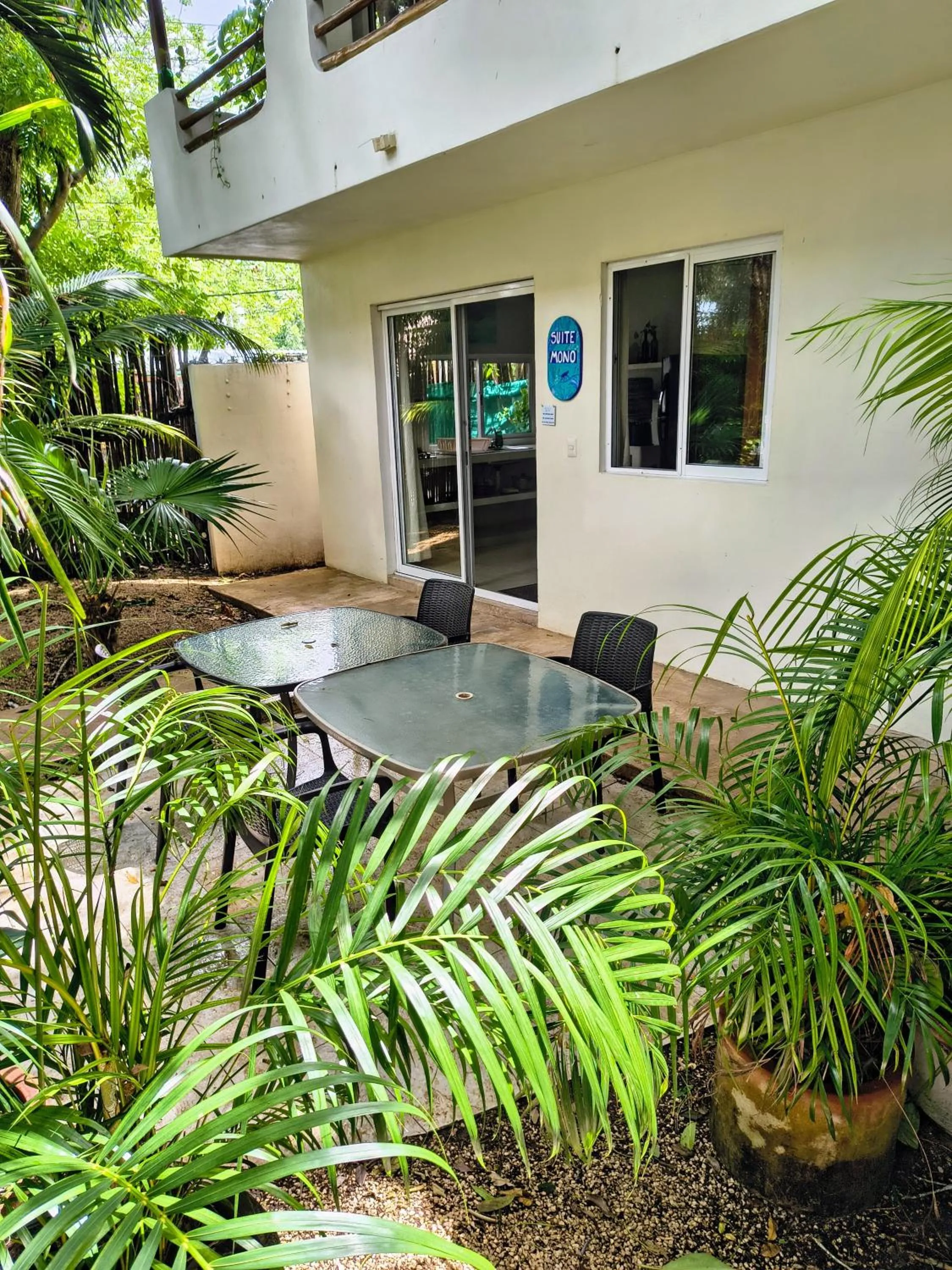 Patio in Hotel & Suites Oasis Bacalar