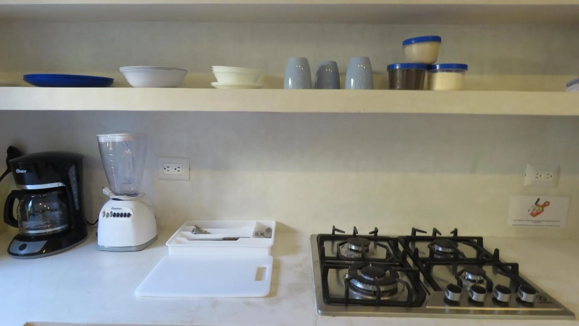 Kitchen or kitchenette in Hotel & Suites Oasis Bacalar