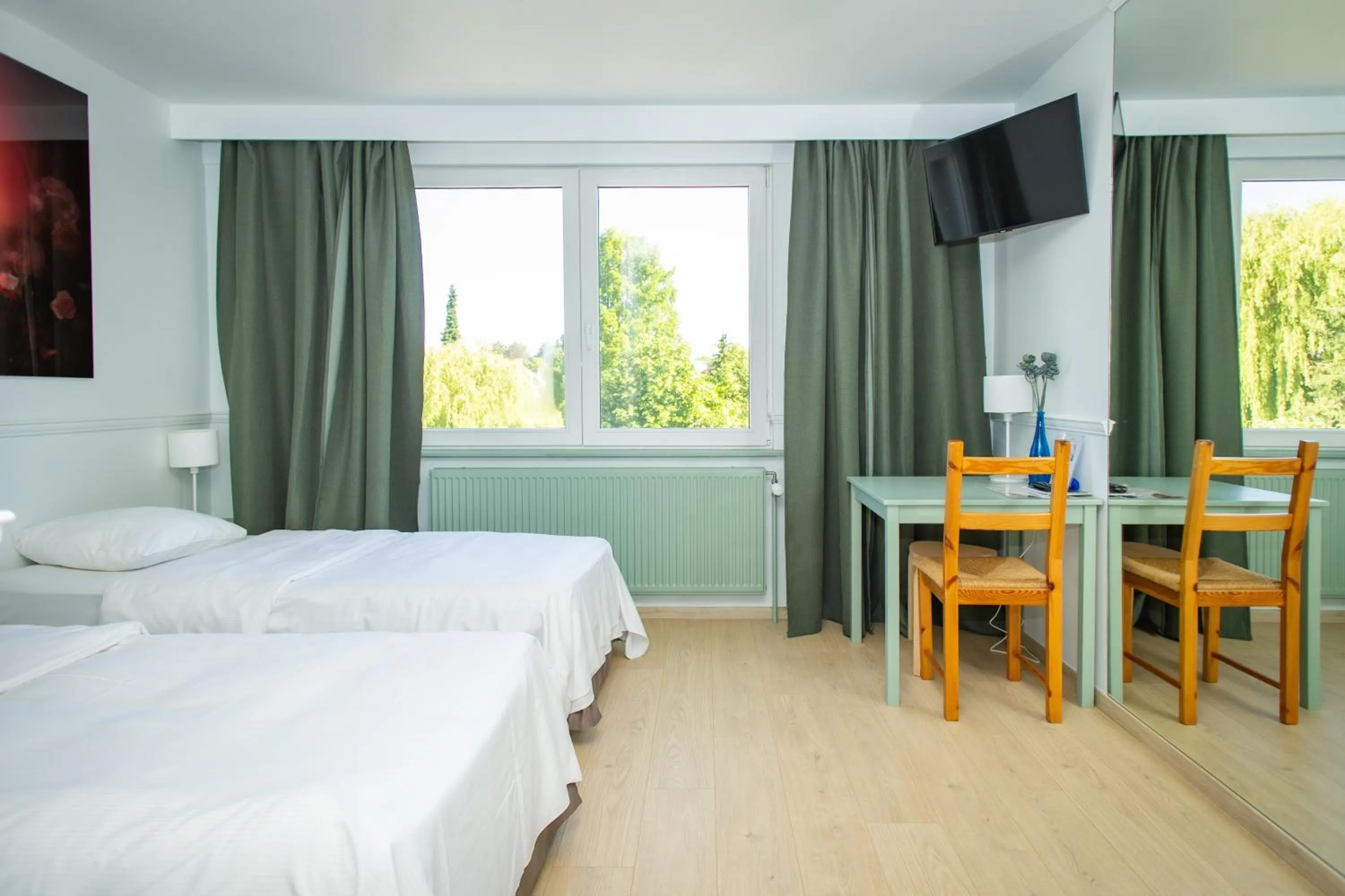 Bed in Thermae Grimbergen Hotel