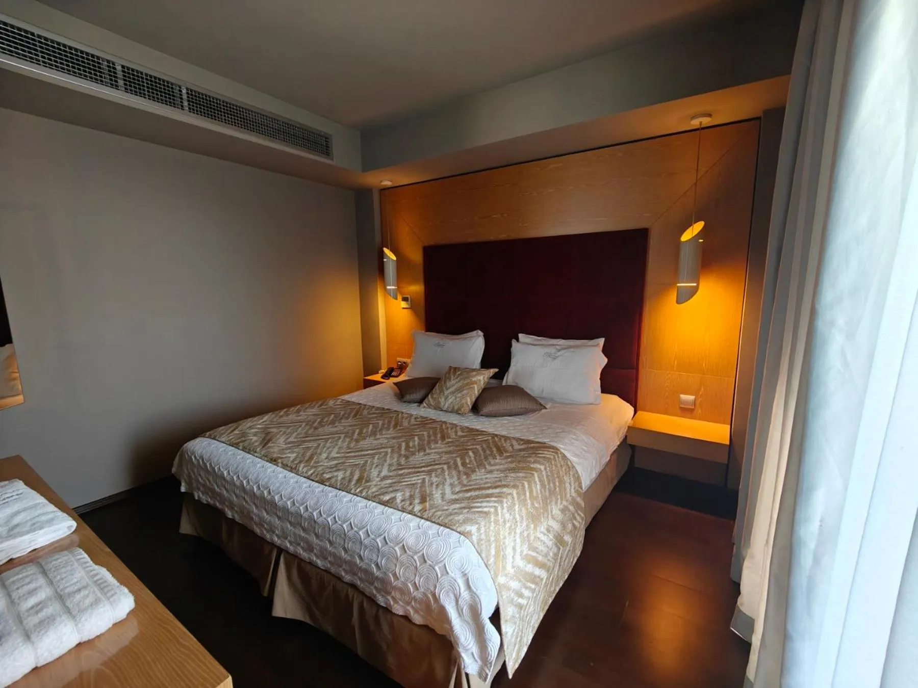 Bed in Elysion Hotel