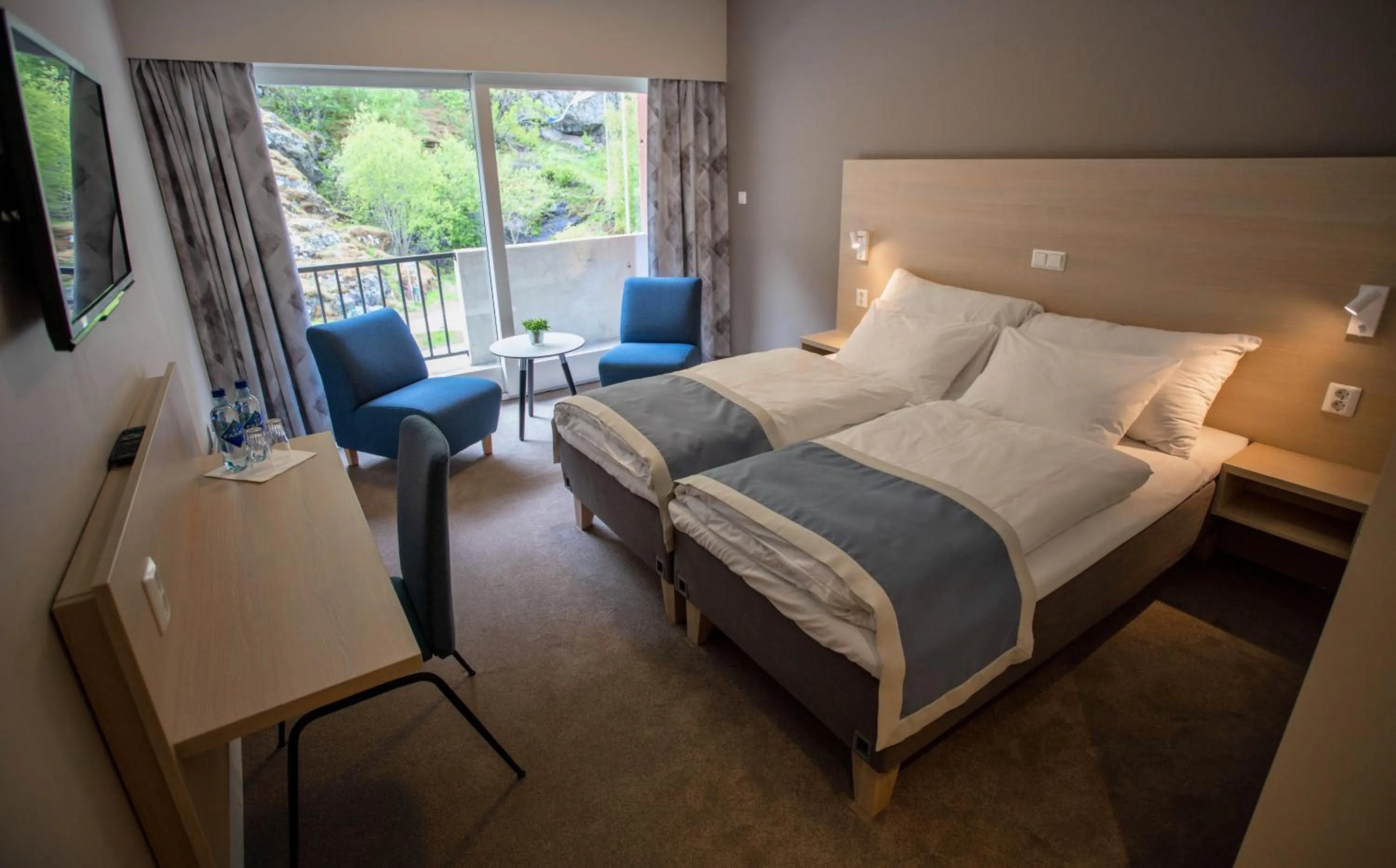 Bed in Lærdal Hotel