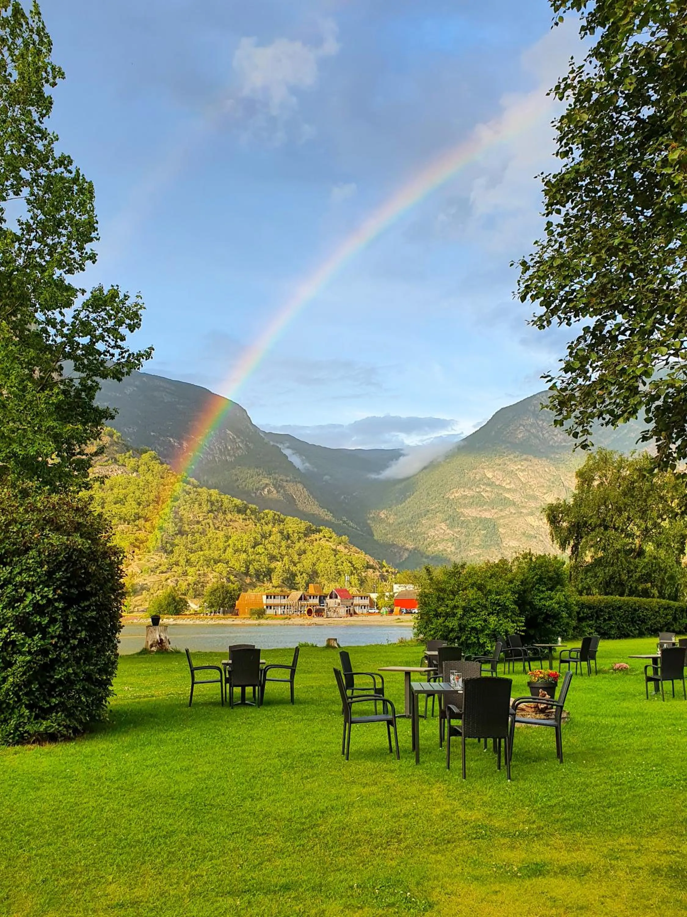 Garden in Lærdal Hotel