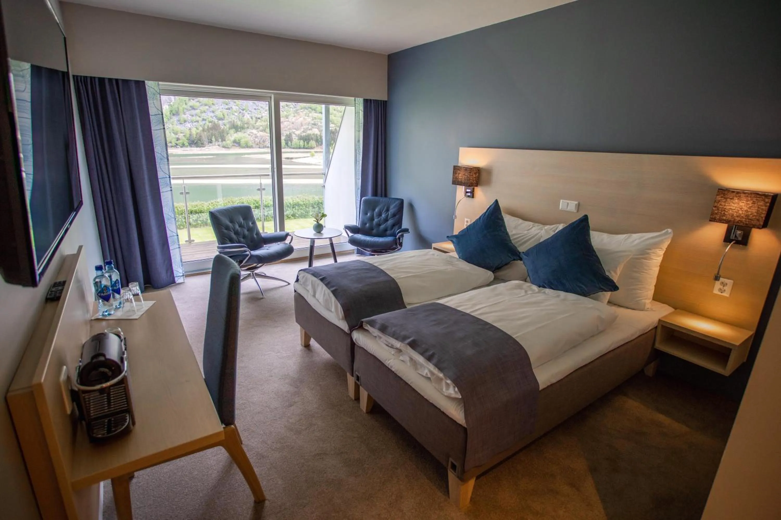 Bed in Lærdal Hotel