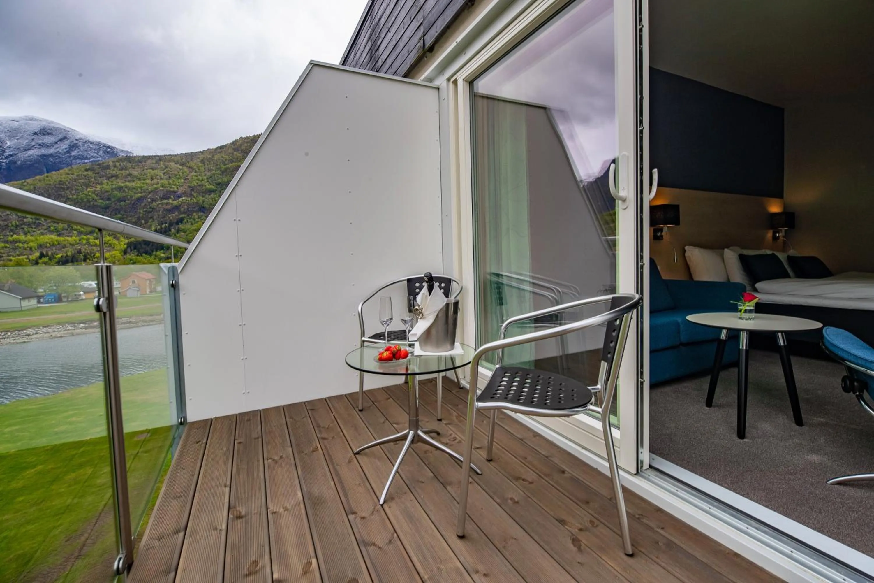Balcony/Terrace in Lærdal Hotel