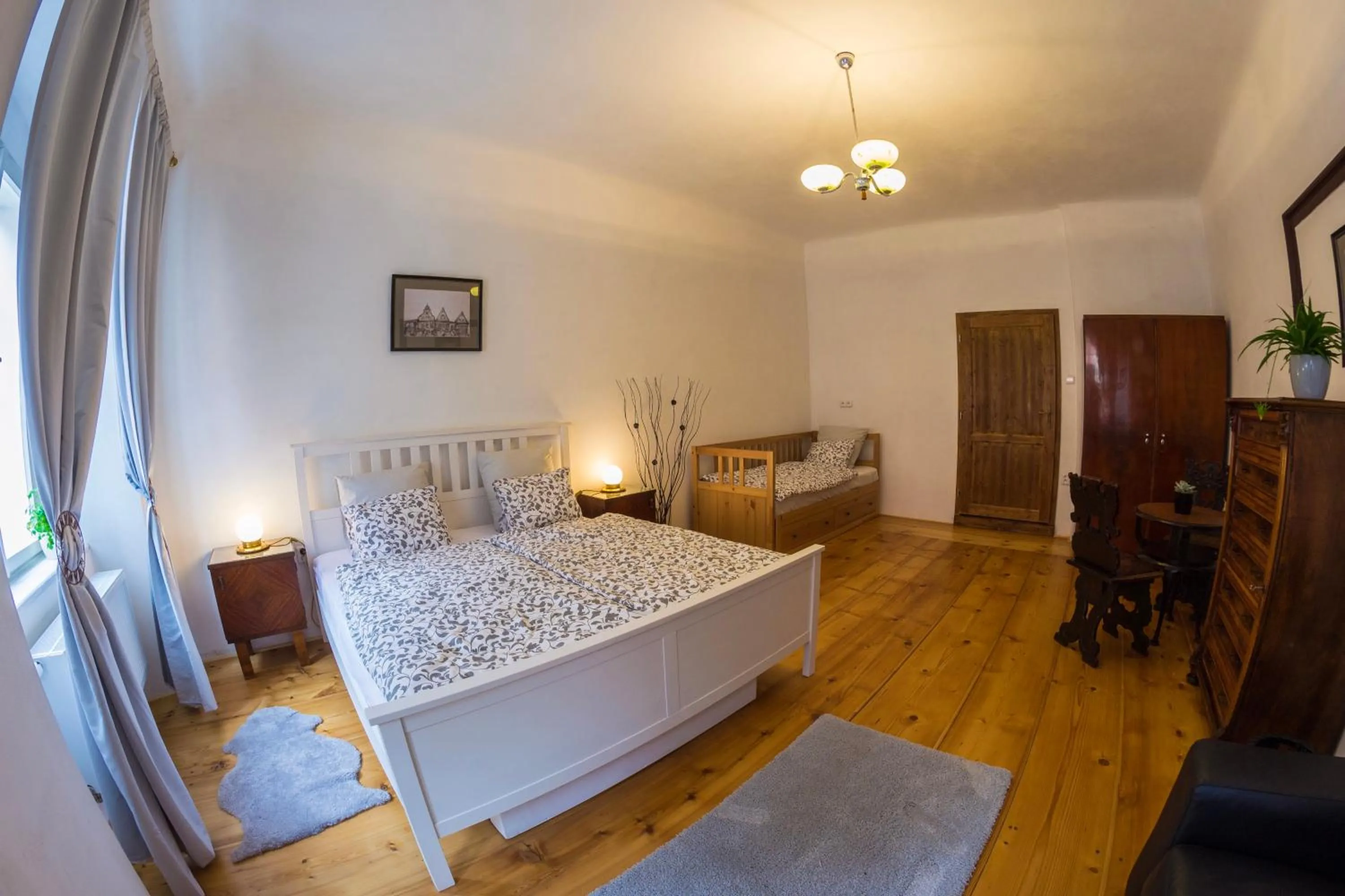 Bed in B&B Krumlov