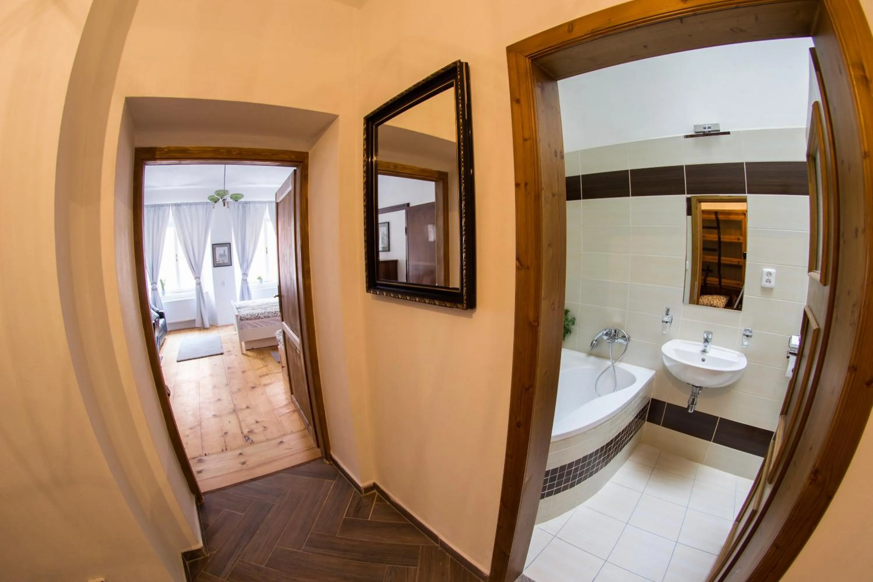 Bathroom in B&B Krumlov