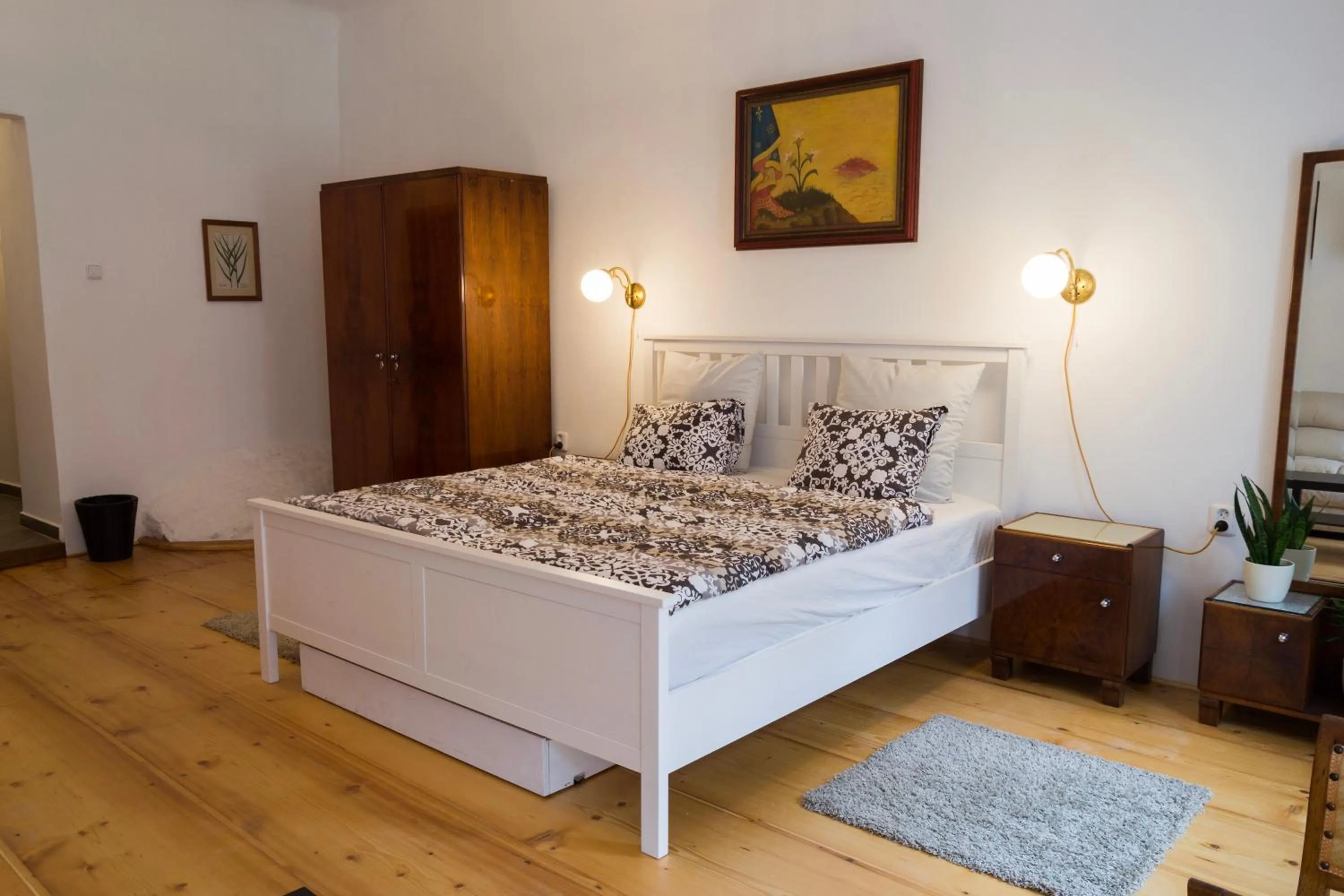 Bed in B&B Krumlov