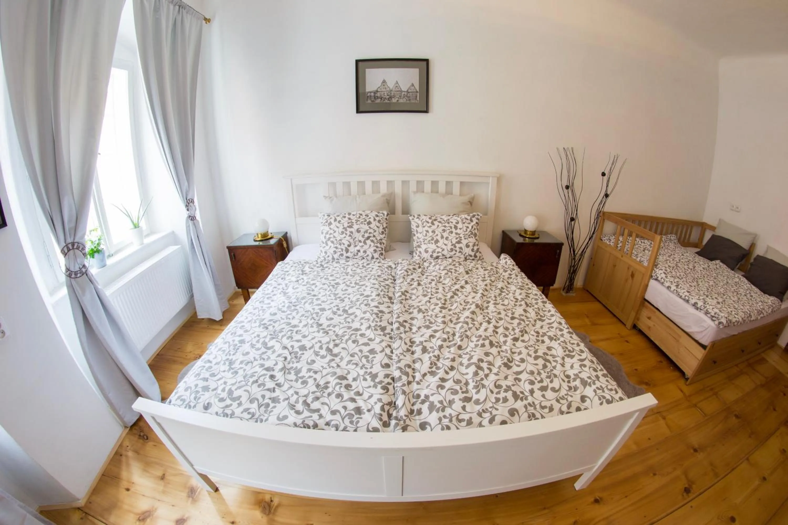 Bed in B&B Krumlov