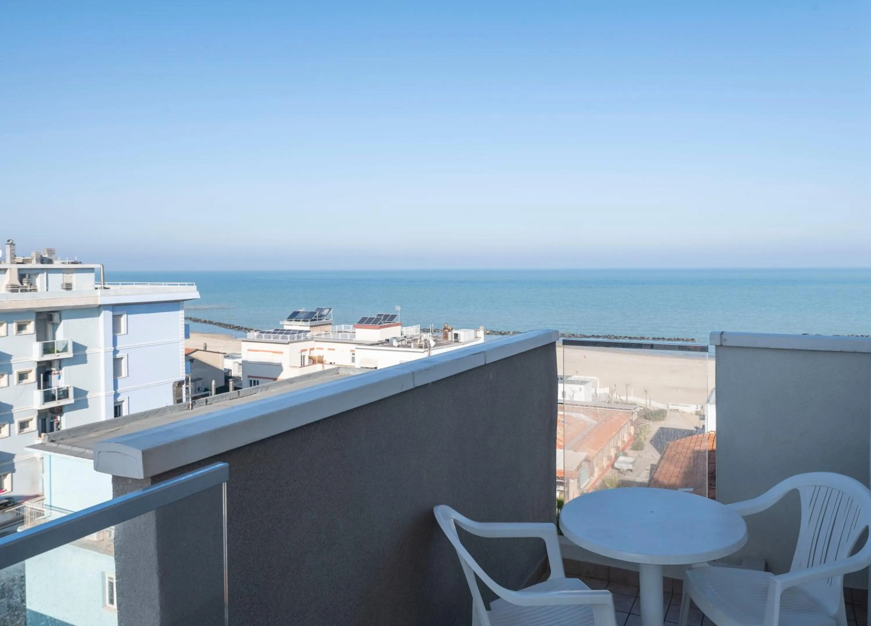 View (from property/room) in Hotel Harmony con Piscina panoramica