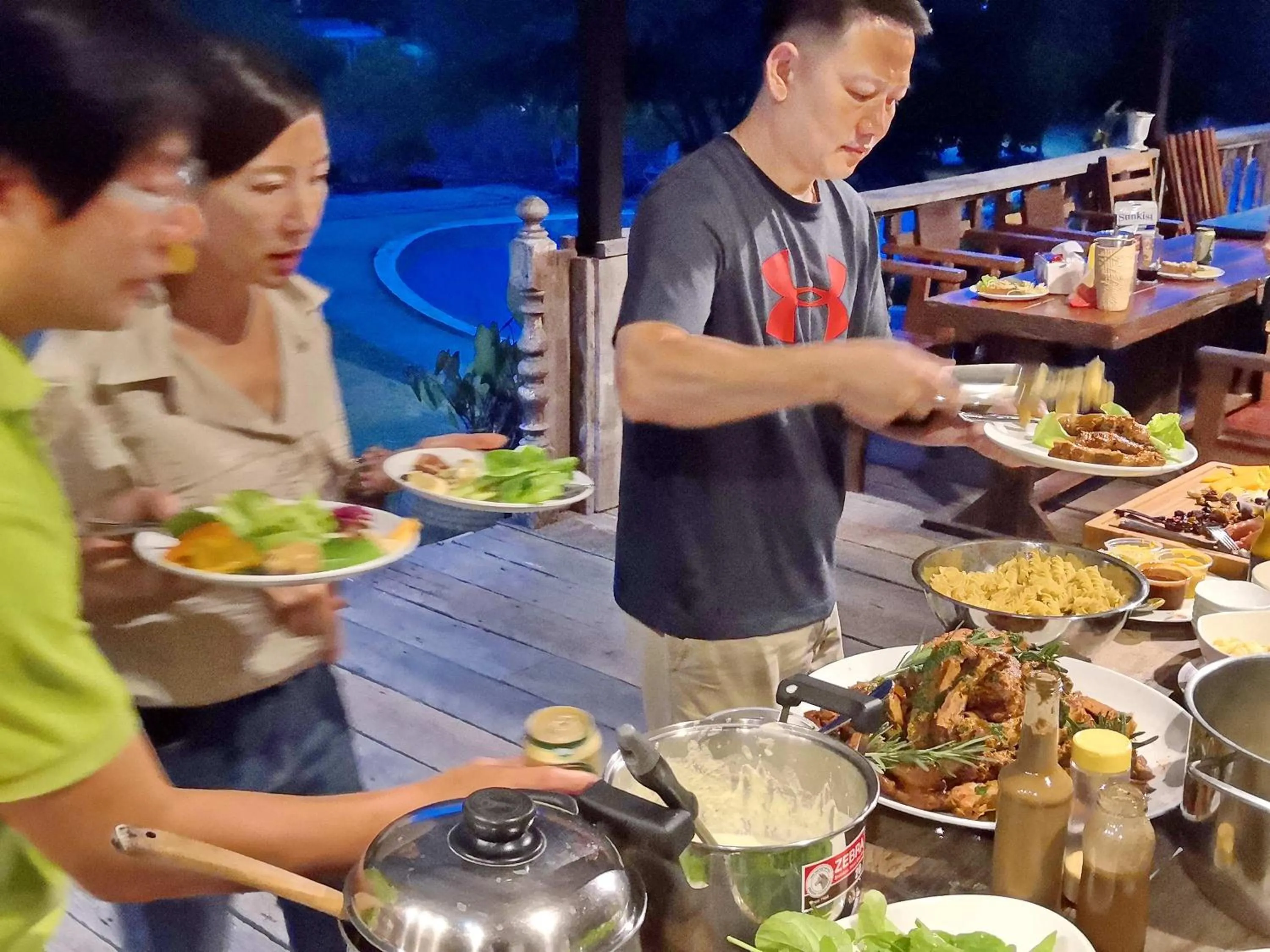 Food in Tantai Eco Farm Stay At Khao Yai