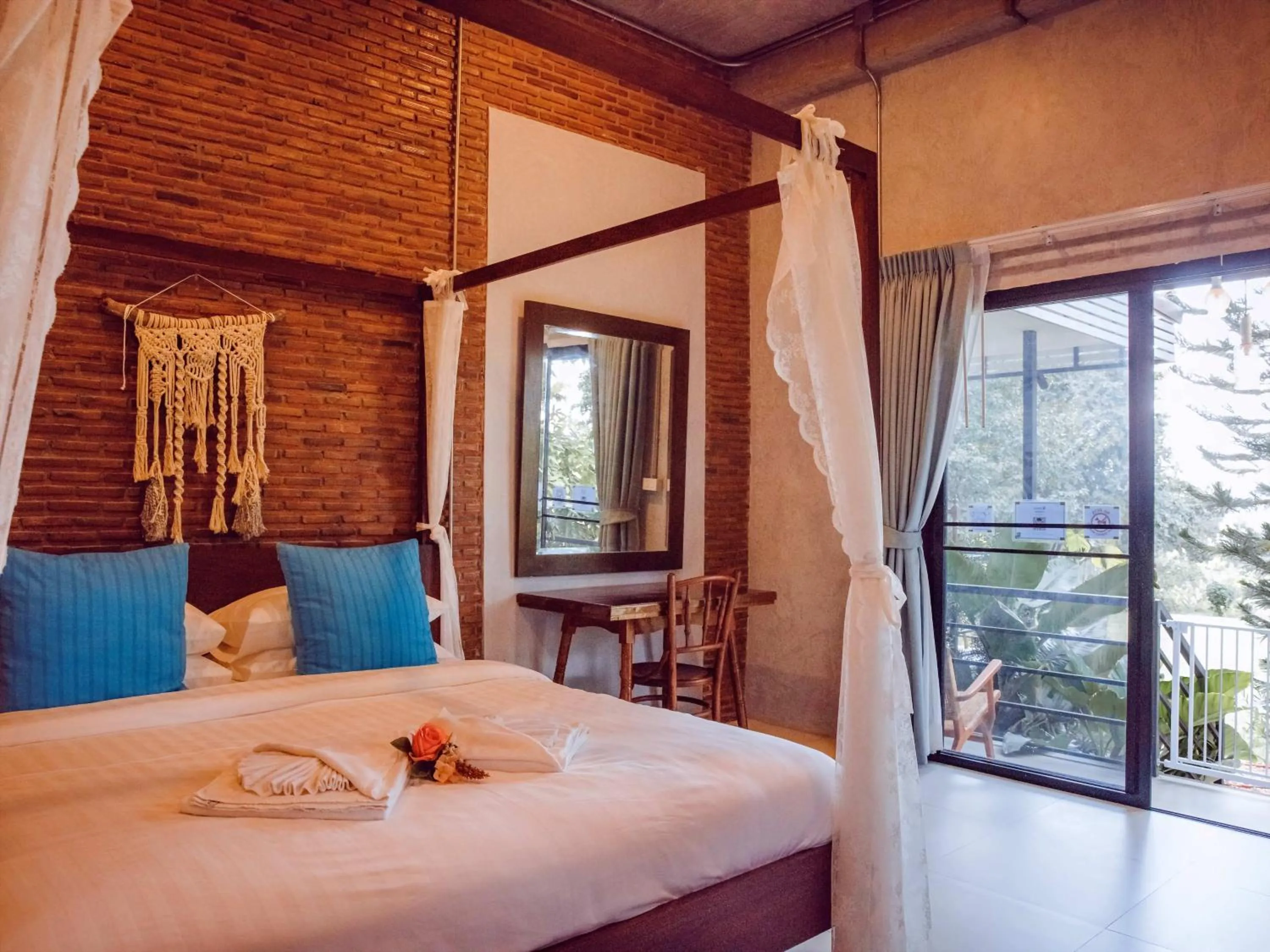Bedroom, Bed in Tantai Eco Farm Stay At Khao Yai