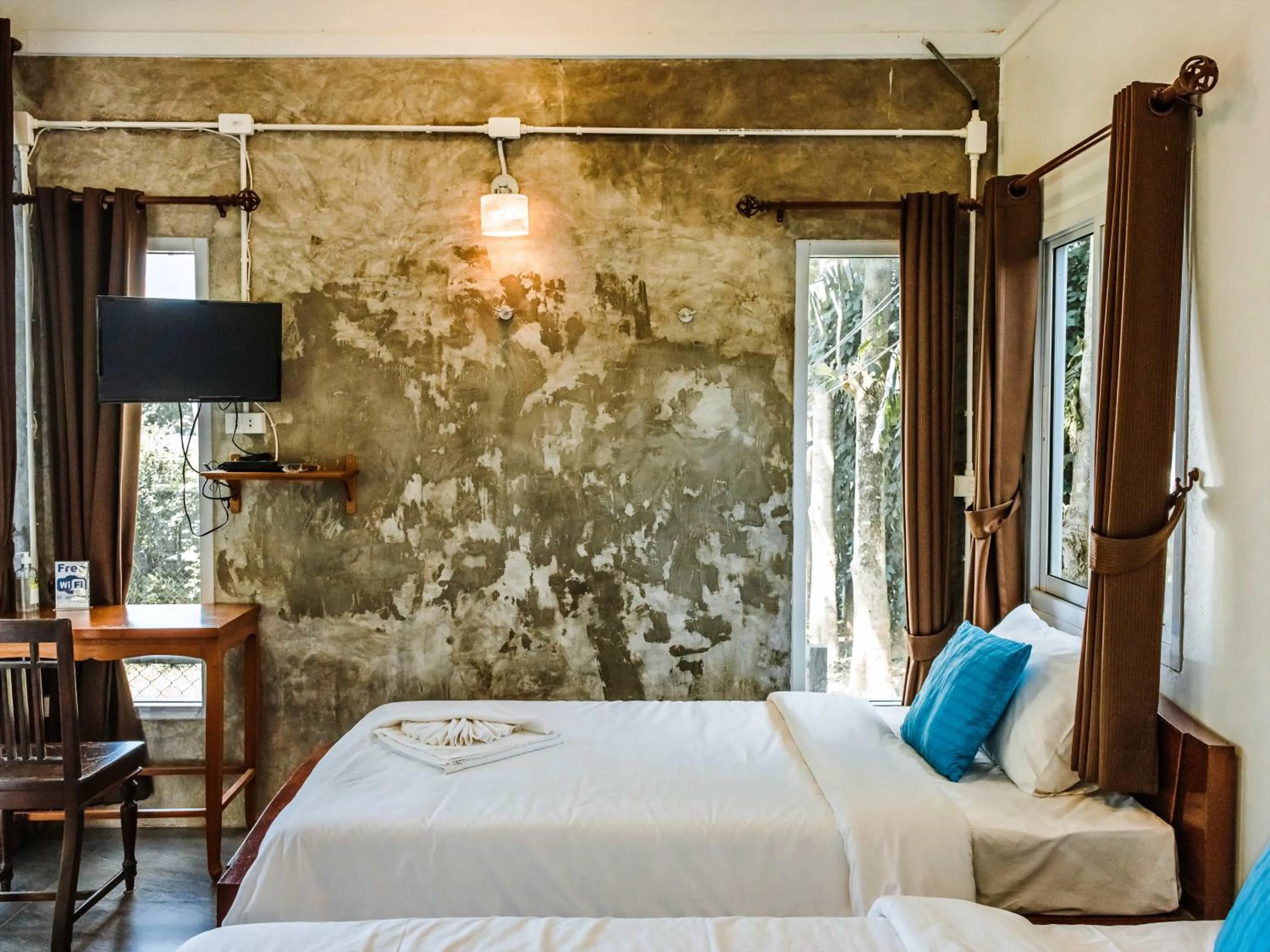 Photo of the whole room, Bed in Tantai Eco Farm Stay At Khao Yai