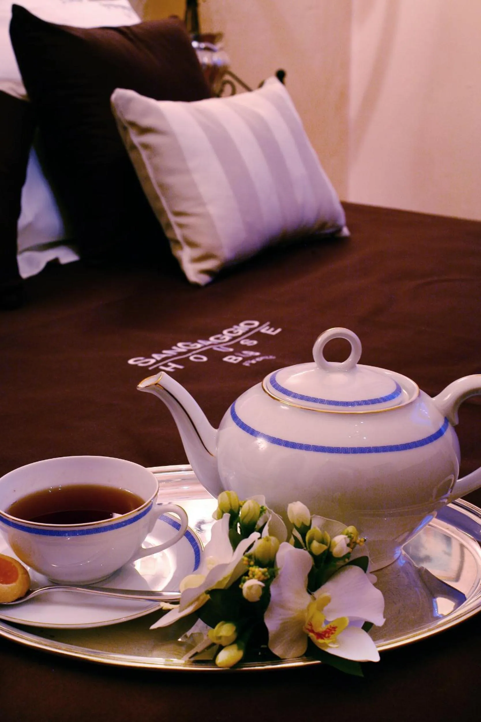 Decorative detail, Bed in Sangaggio House B&B