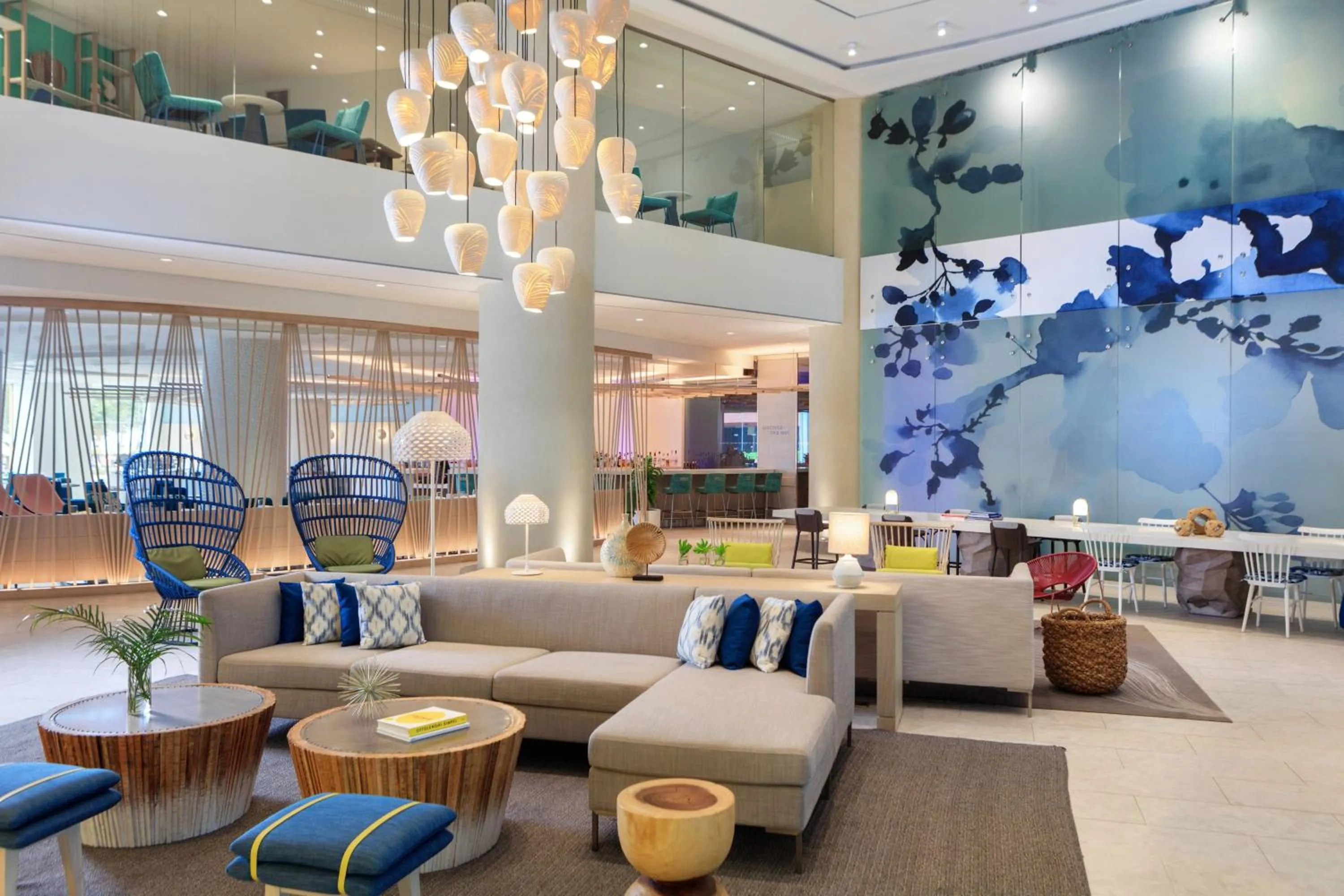 Lobby or reception in Renaissance Wind Creek Curacao Resort