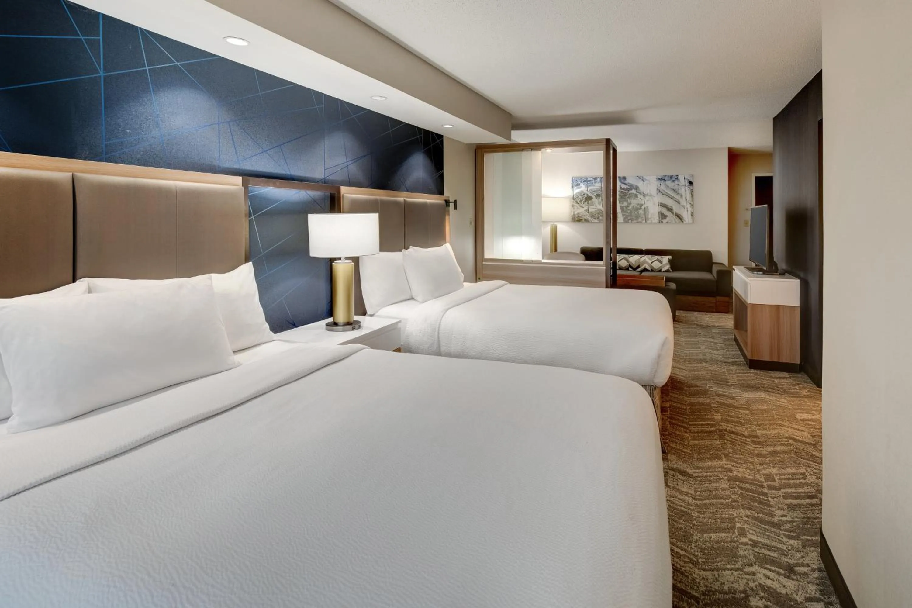 Bedroom, Bed in SpringHill Suites Dayton South/Miamisburg