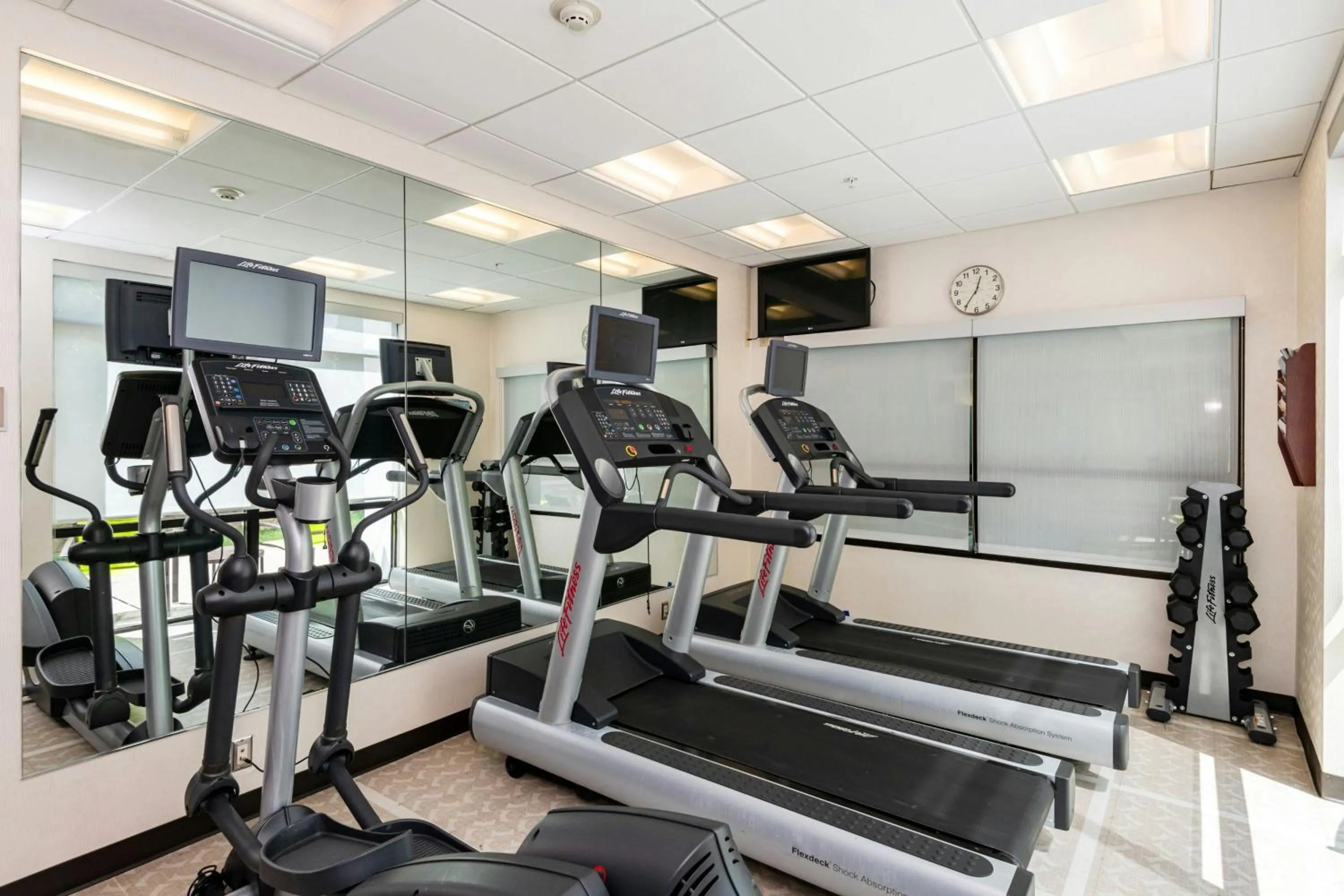 Fitness centre/facilities in SpringHill Suites Dayton South/Miamisburg