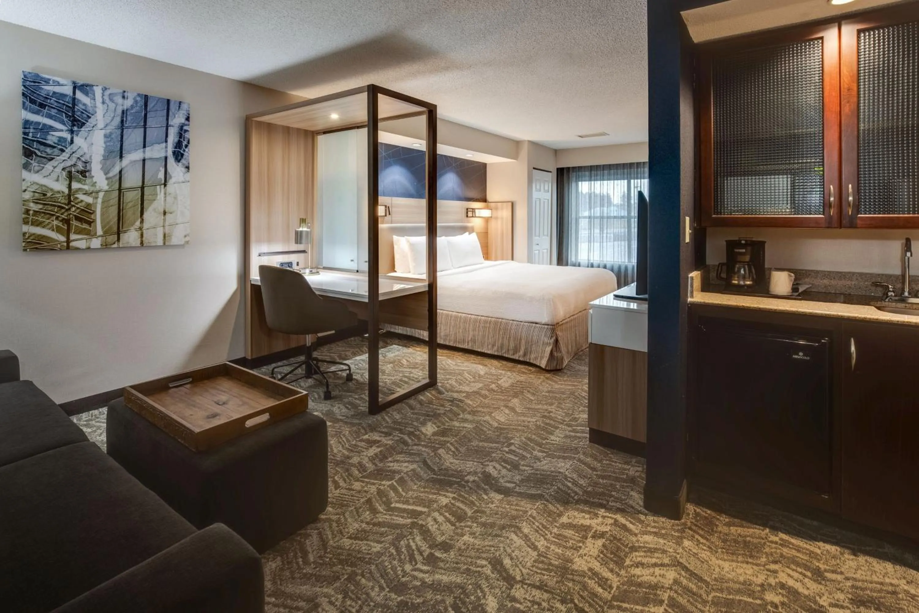 Bedroom, Bed in SpringHill Suites Dayton South/Miamisburg