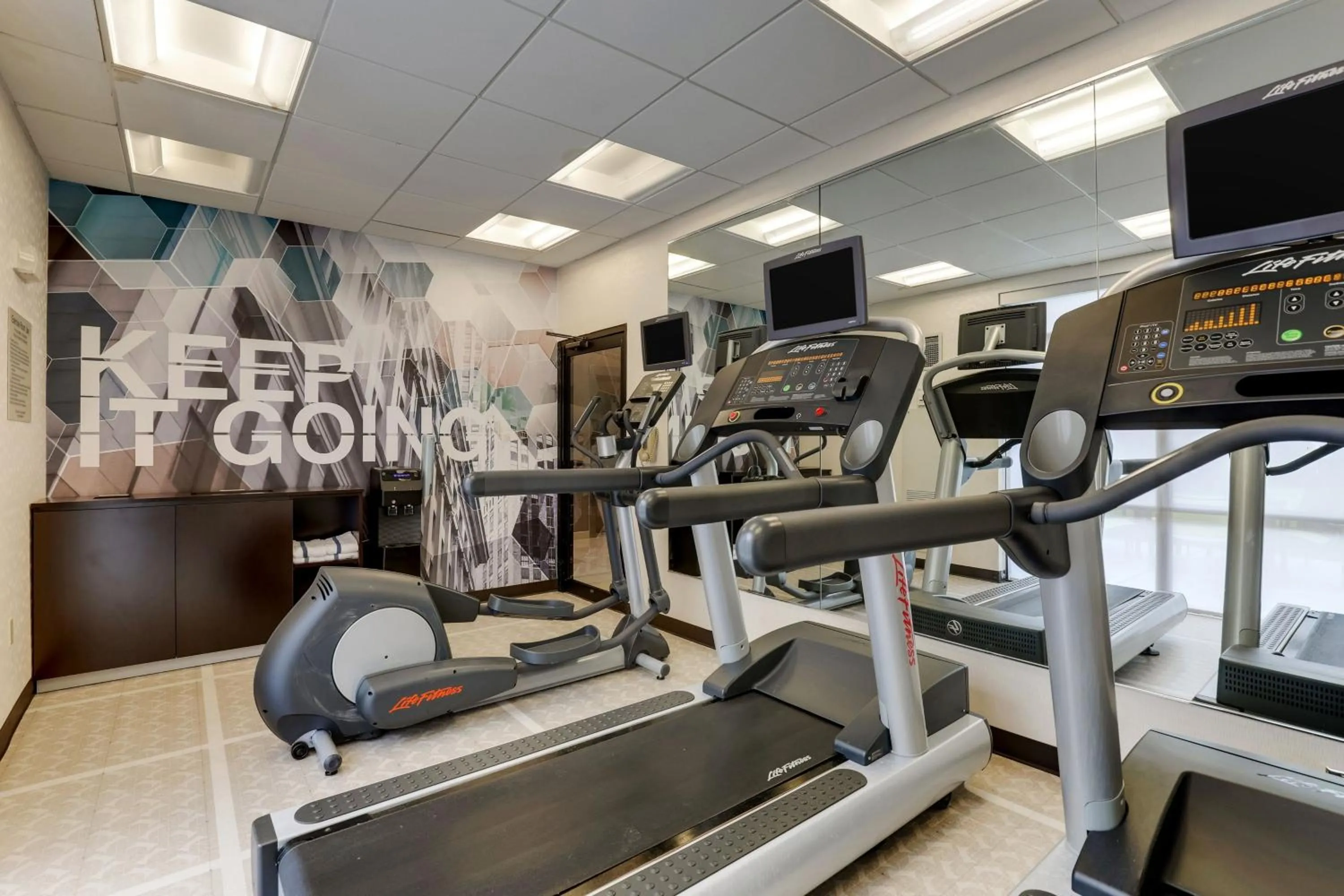 Fitness centre/facilities in SpringHill Suites Dayton South/Miamisburg