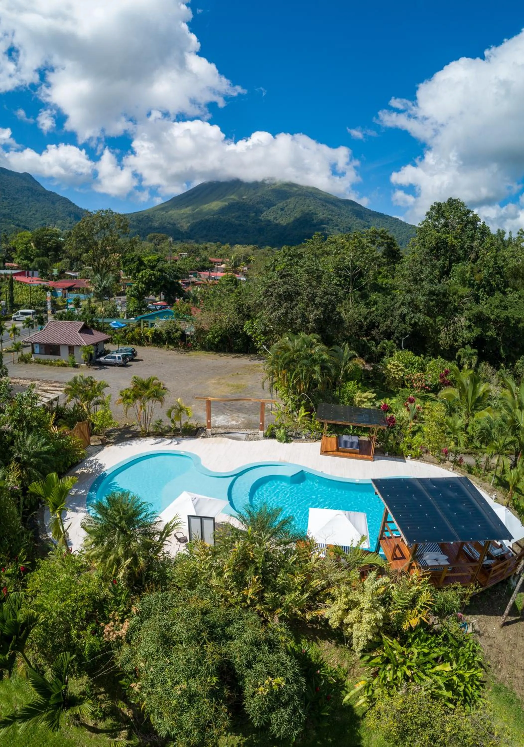 Mountain view in Hotel Volcan Verde