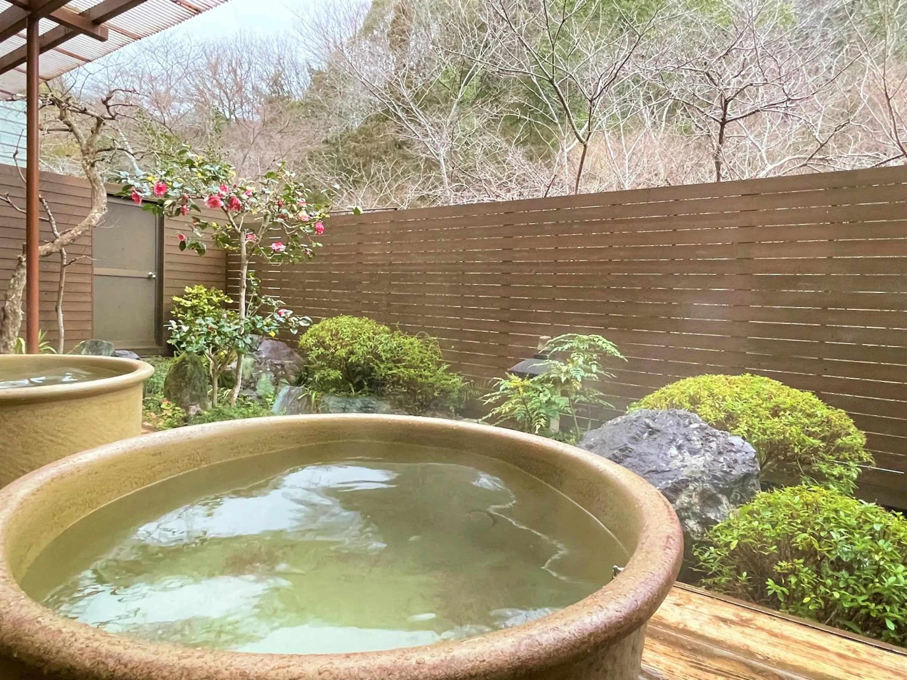 Public Bath in Dochu Land Shin Onsen