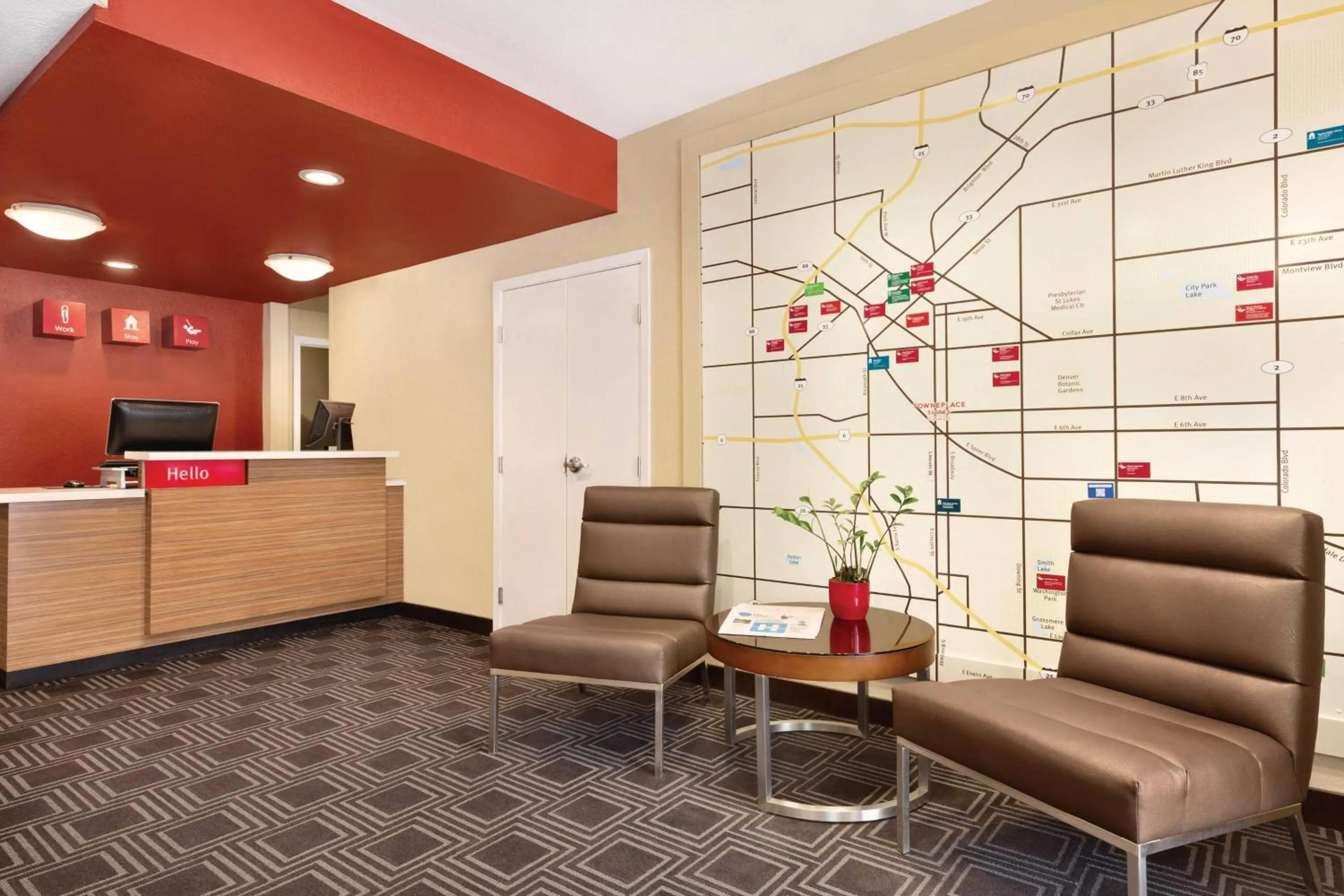 Lobby or reception in TownePlace Suites by Marriott Denver Downtown