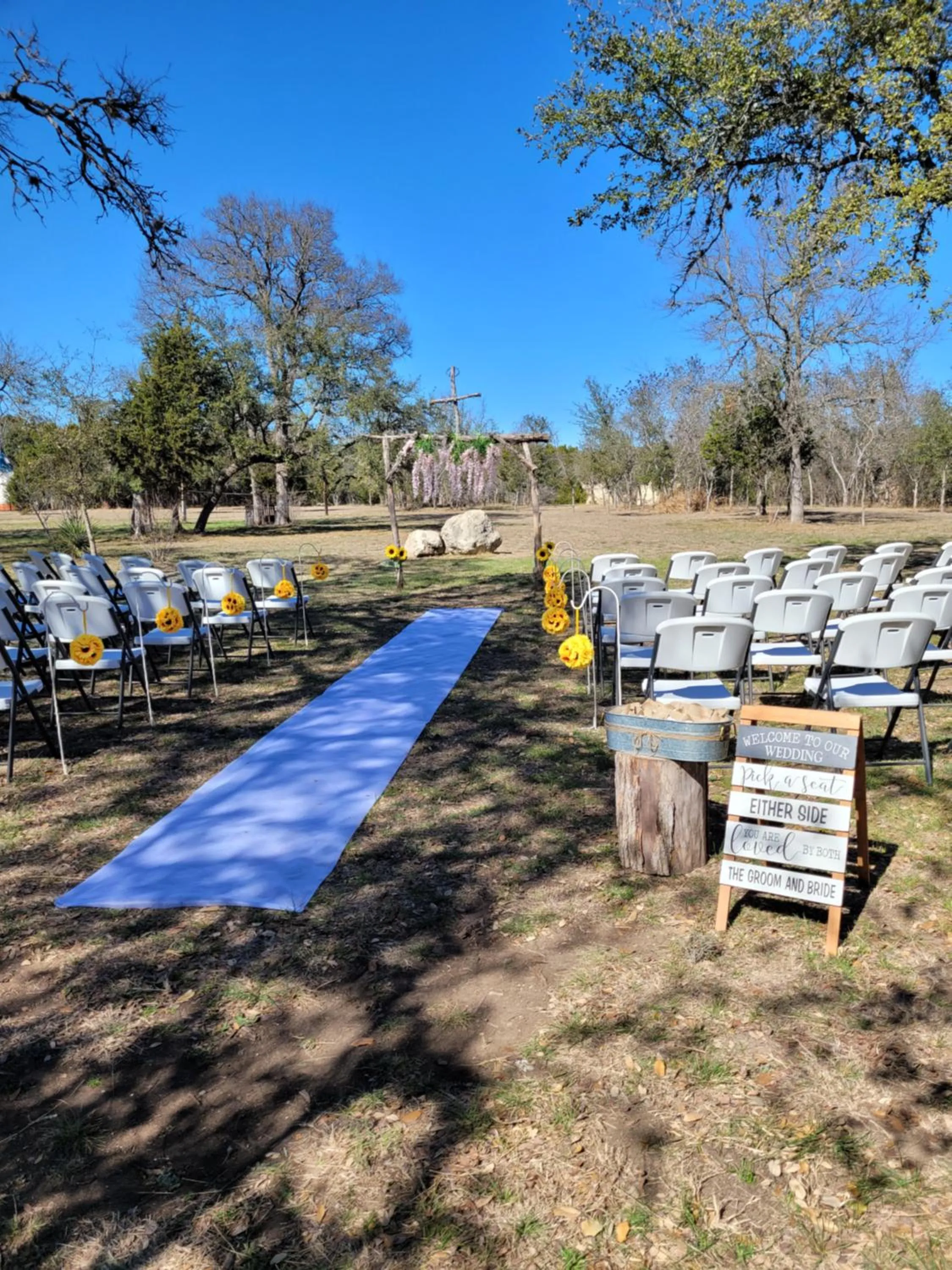 Patio in Al's Hideaway Cabin and RV Space, LLC