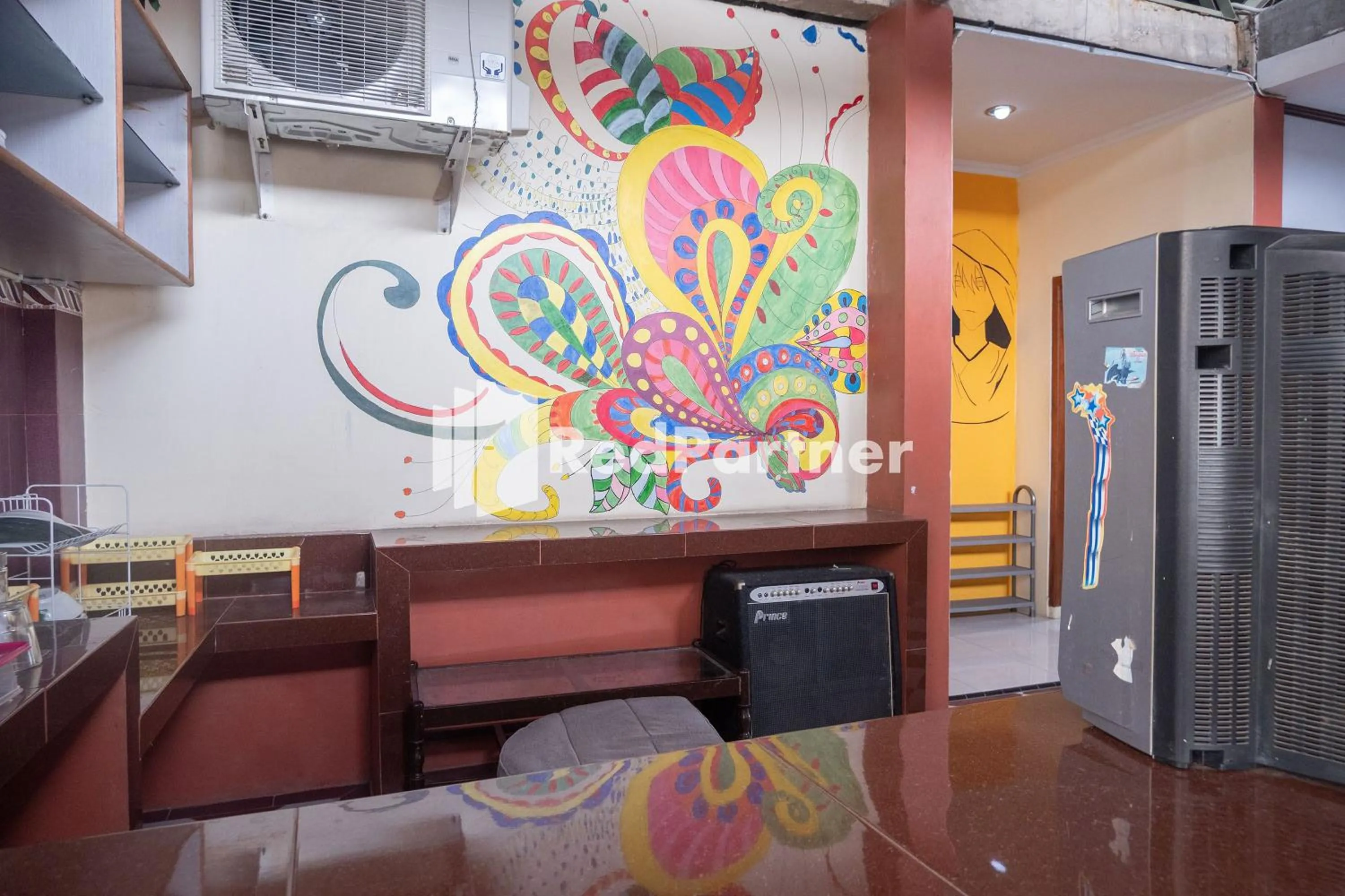 Kitchen or kitchenette in Athaya Hotel Syariah near UGM Yogyakarta Mitra RedDoorz