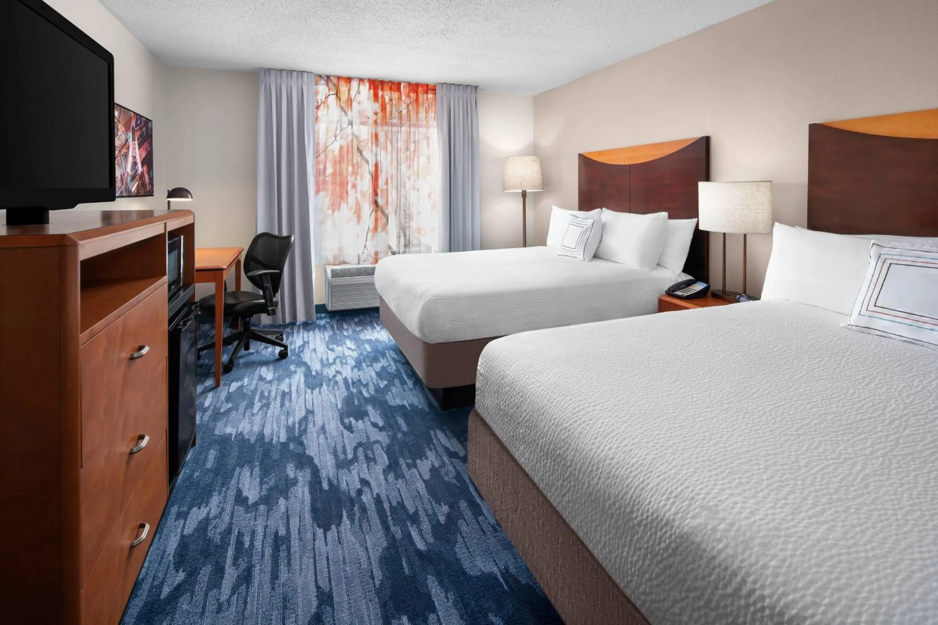 Photo of the whole room, Bed in Fairfield Inn & Suites Denver Airport