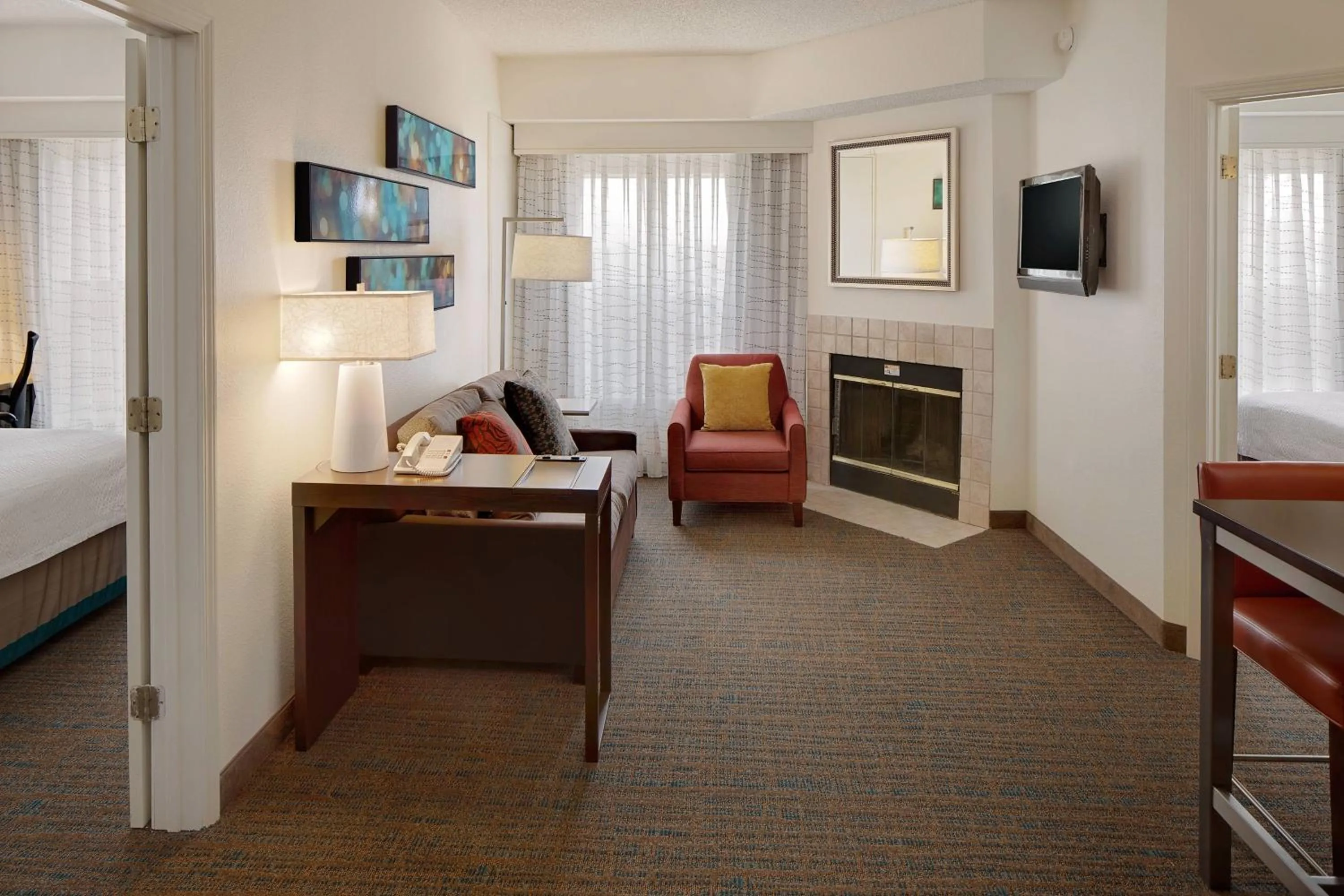Living room in Residence Inn Dallas DFW Airport North/Irving