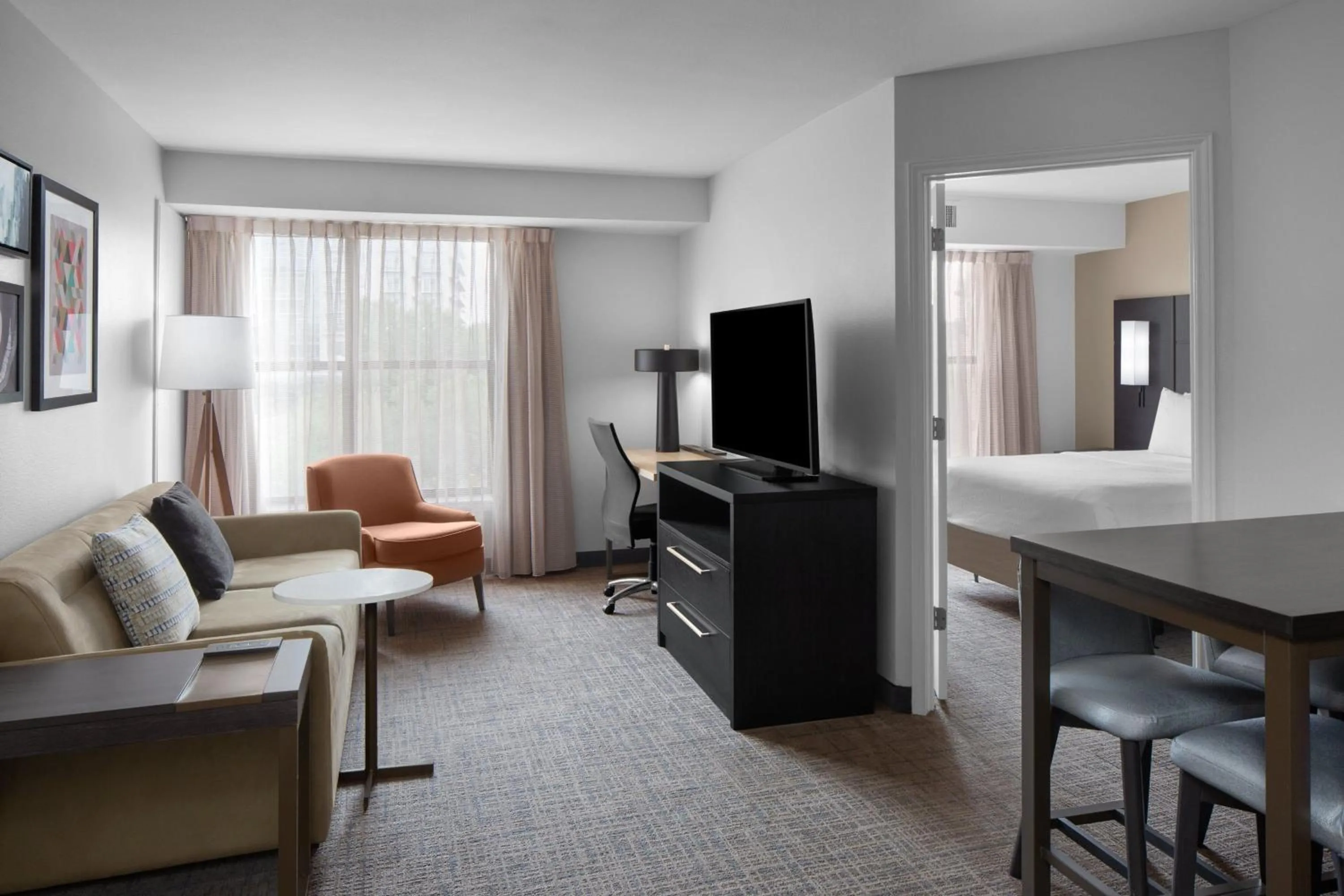 Living room in Residence Inn Fort Worth Cultural District