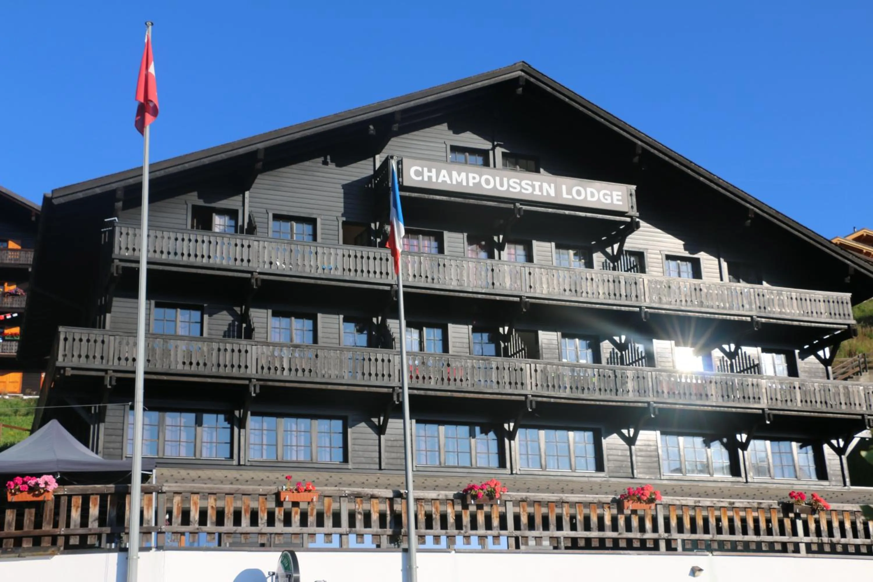 Property building in Champoussin Lodge