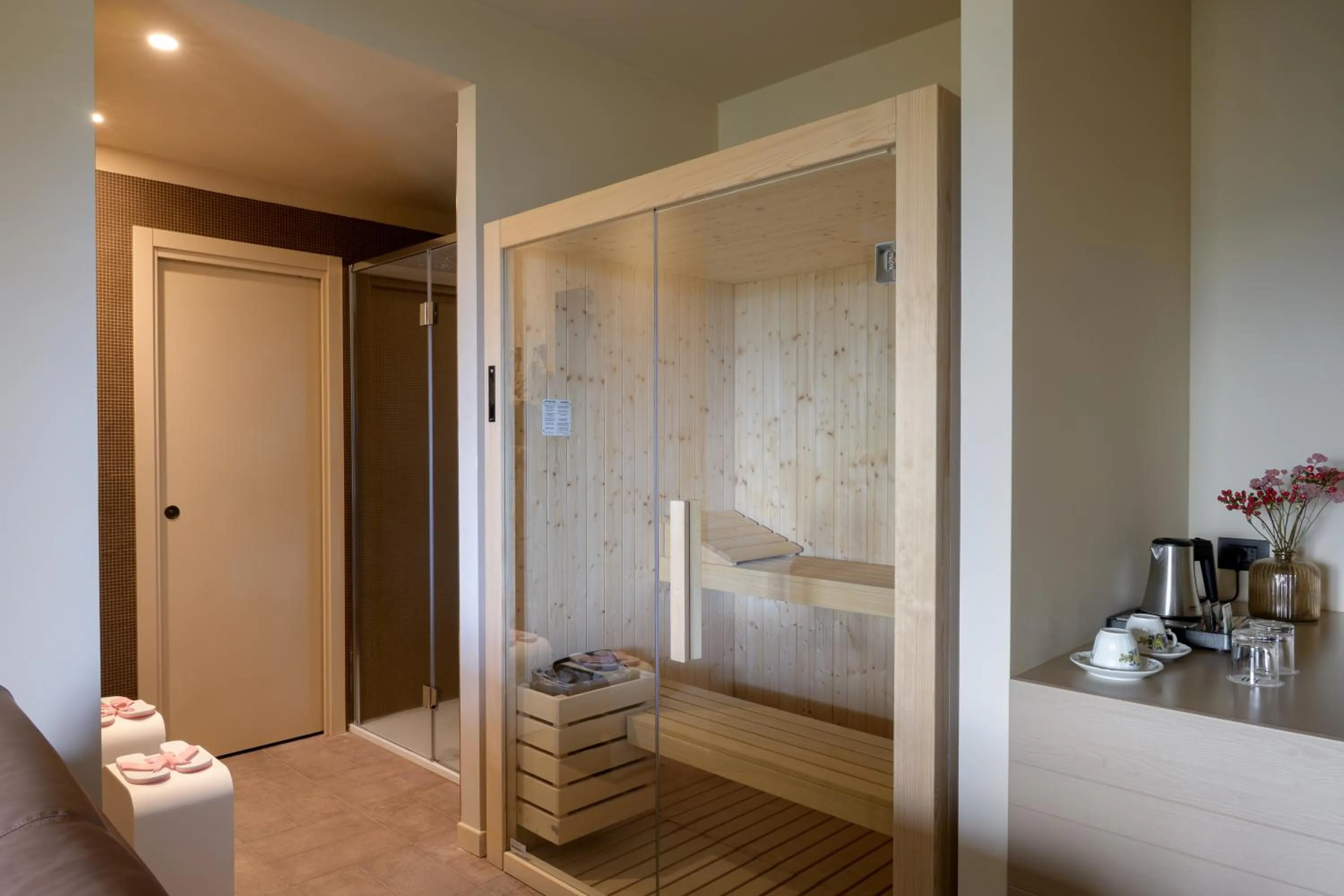 Sauna in Altarocca Wine Resort Adults Only