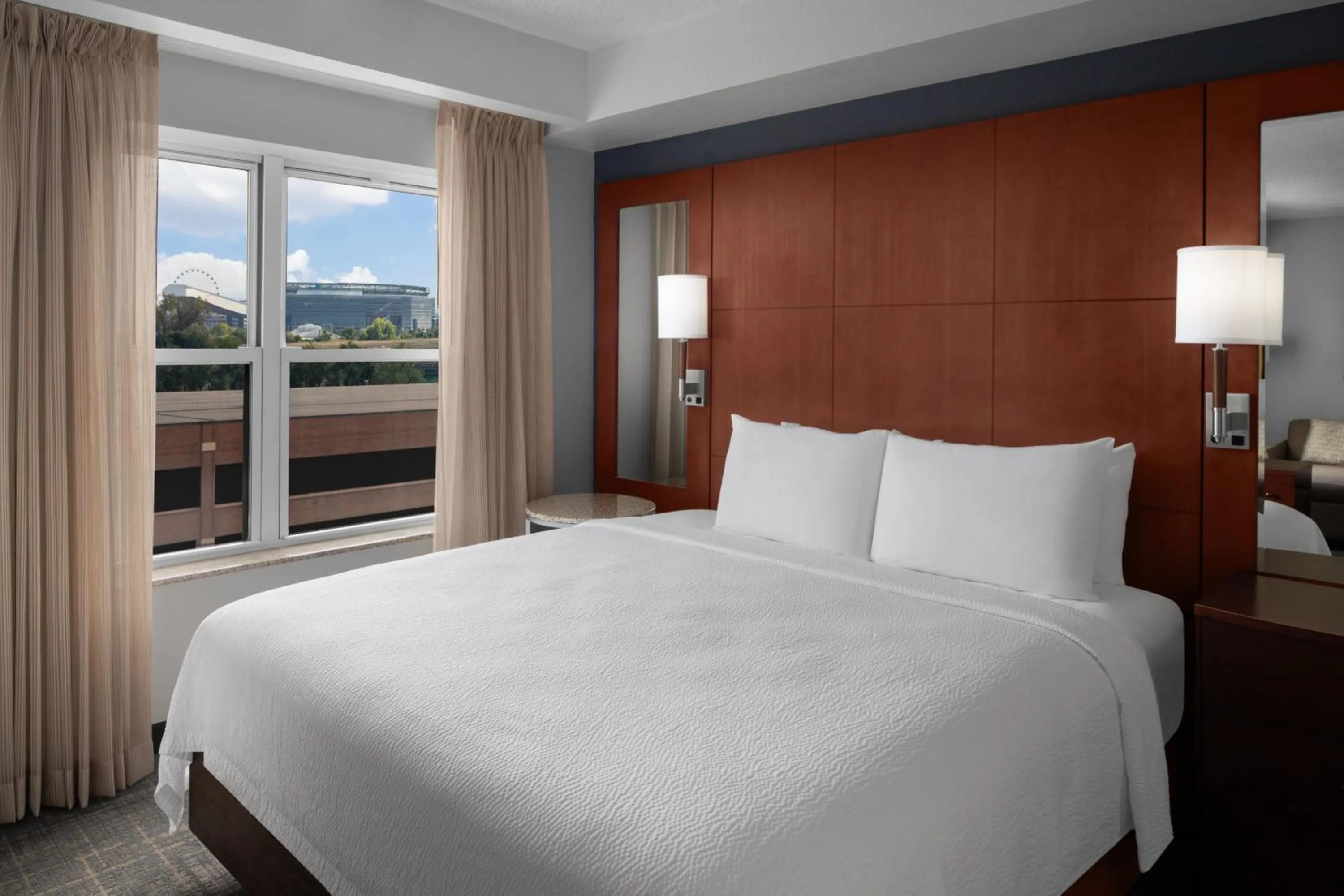 Photo of the whole room, Bed in Residence Inn East Rutherford Meadowlands