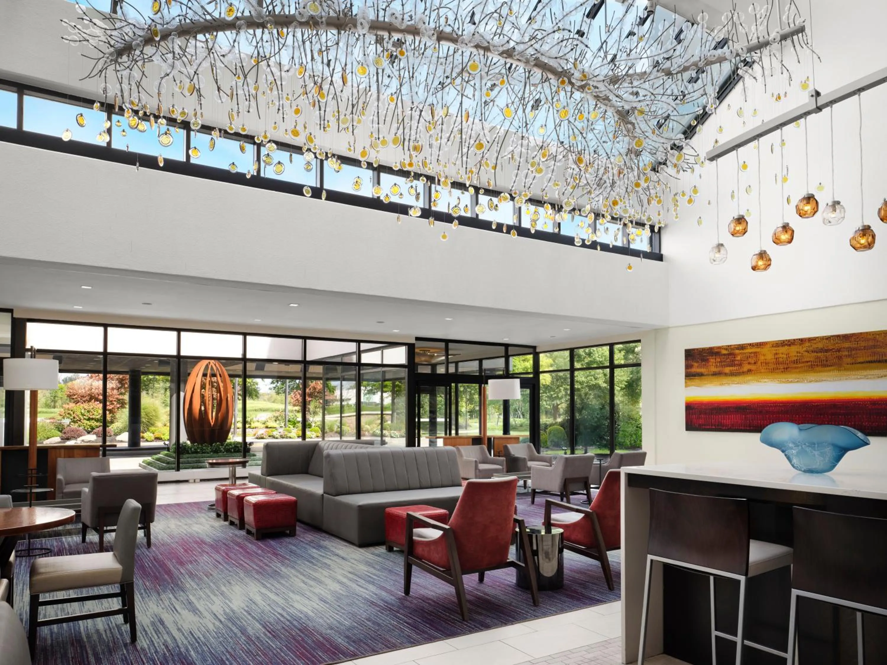 Lobby or reception in Hanover Marriott